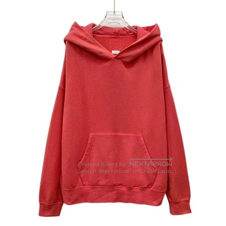 Visvim Visvim Red Cotton Hooded Sweatshirt. Size US M / EU 48-50 / 2 - 1 Thumbnail