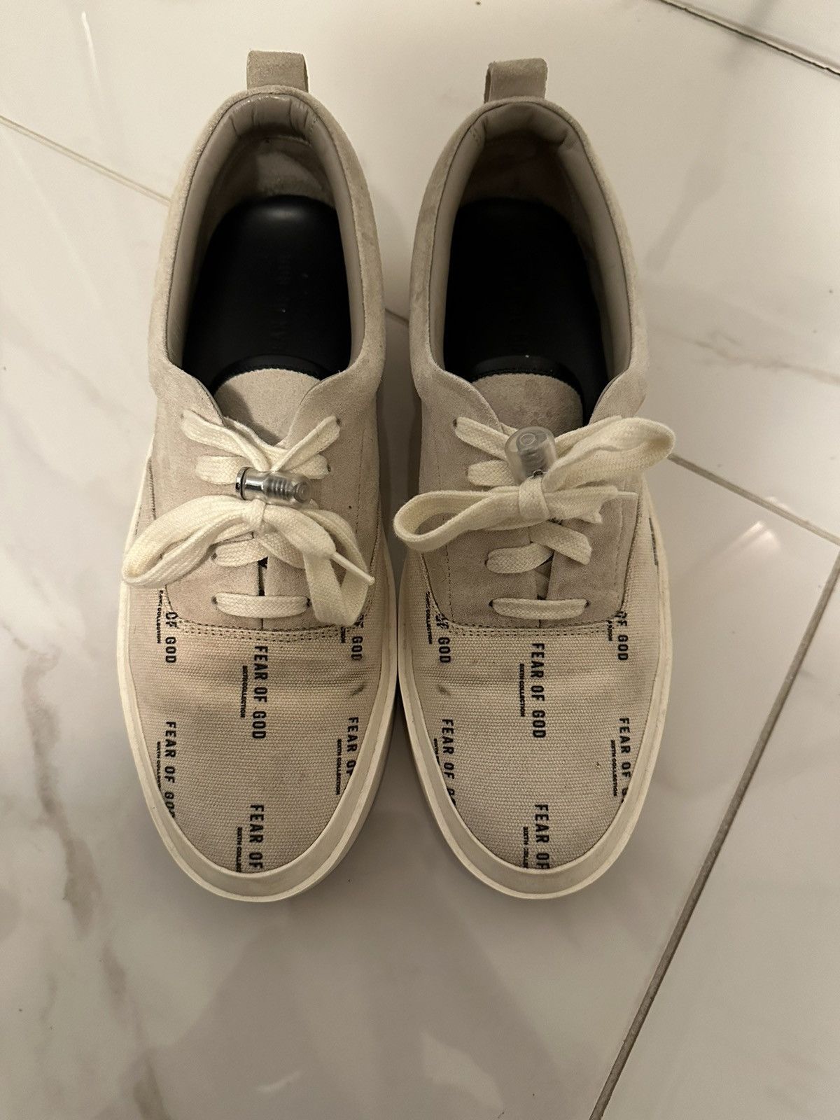 image of Fear Of God 101 Suede Shoes in Beige, Men's (Size 9)