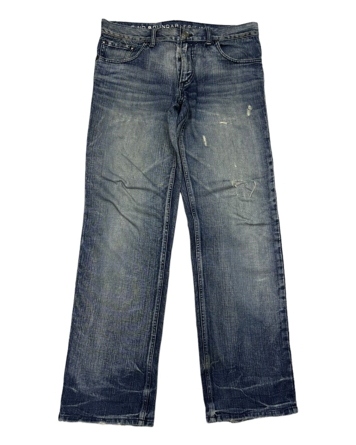 Hysteric Glamour 🇯🇵 HMBM JAPAN DISTRESSED DENIM JEANS Size US 33 - 7 Thumbnail