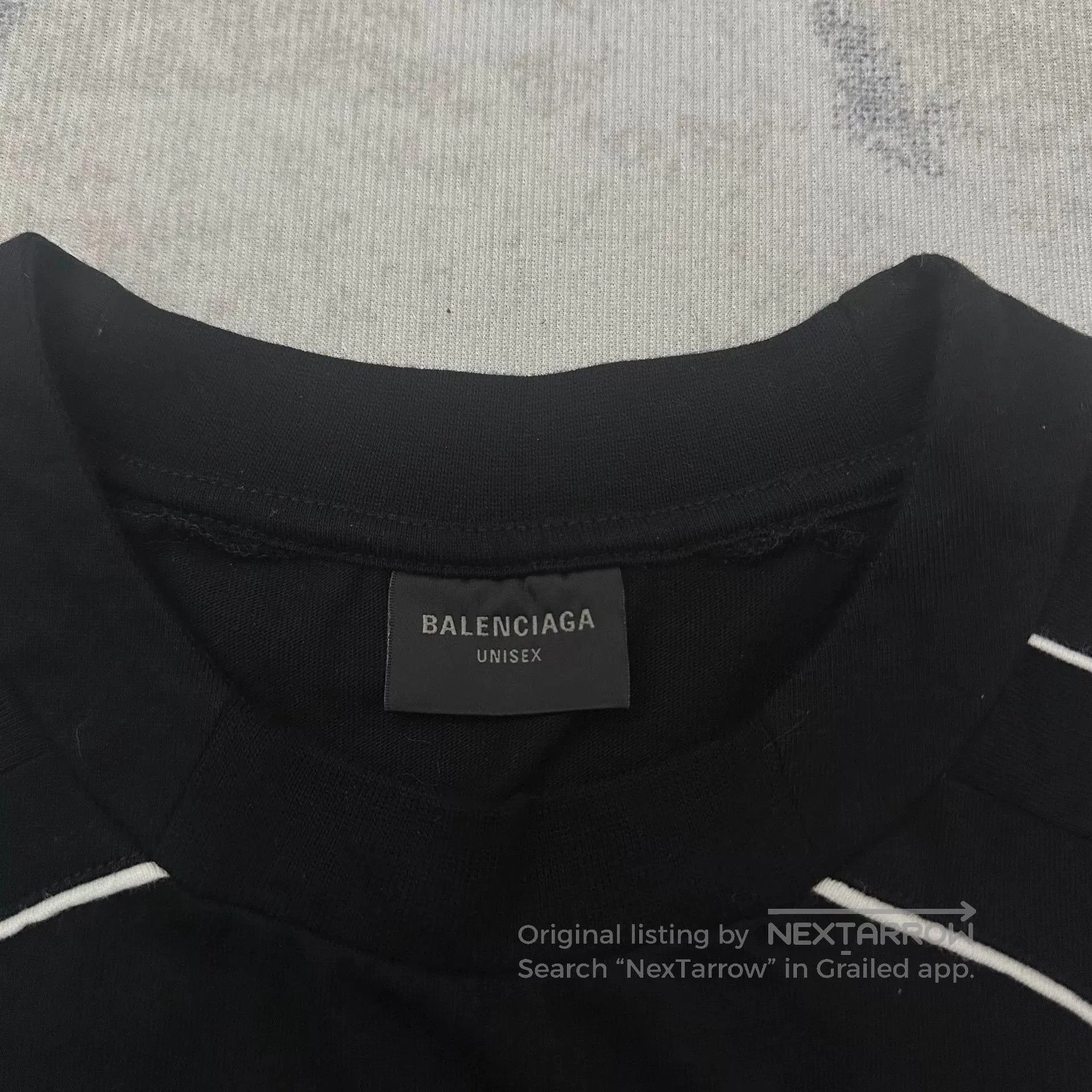 Balenciaga black paris football short sleeve shirt. Size US S / EU 44-46 / 1 - 3 Thumbnail