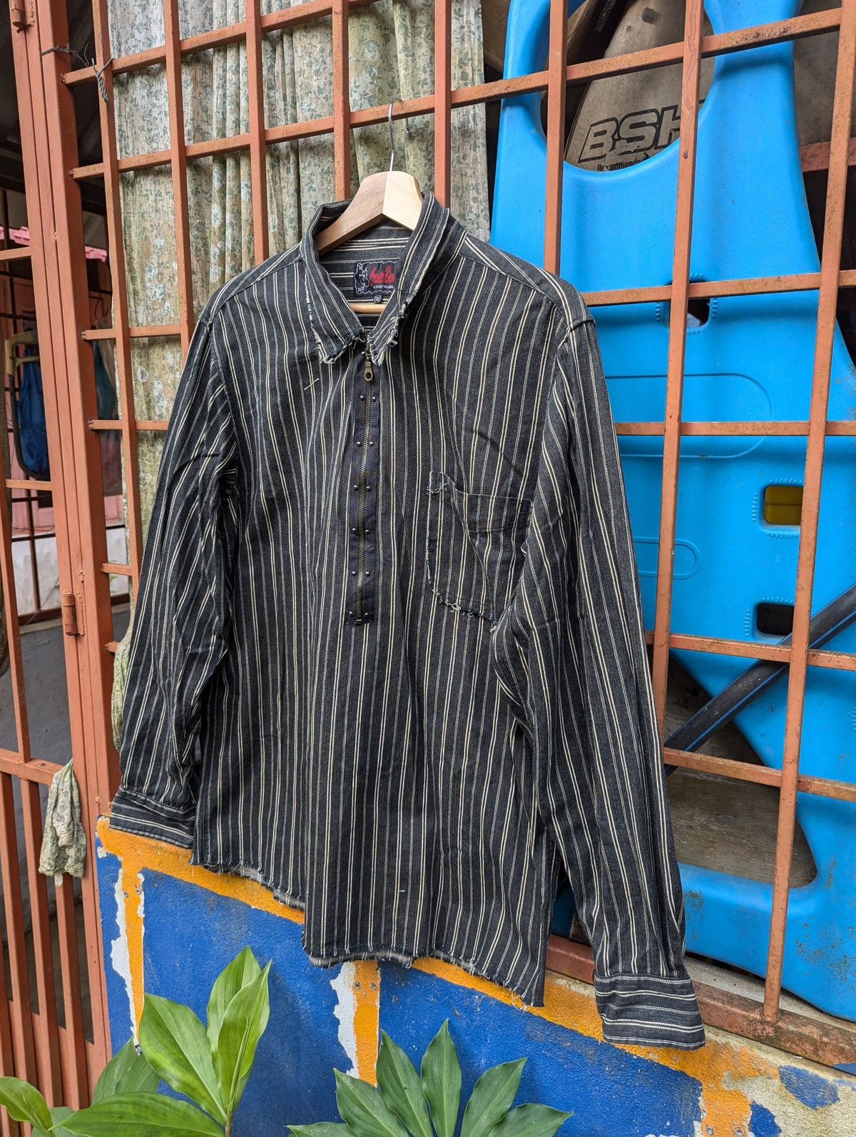 Japanese Brand Create Barefoot Bondage Style Half Zipper Long Sleeve Size US M / EU 48-50 / 2 - 5 Thumbnail