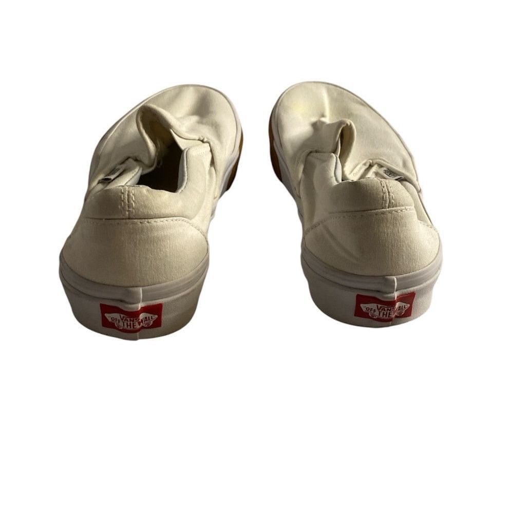 Vans Classic Minimalist Streetwear Cream Slip-On Sneakers Vans 8 Size US 8 / IT 38 - 5 Thumbnail