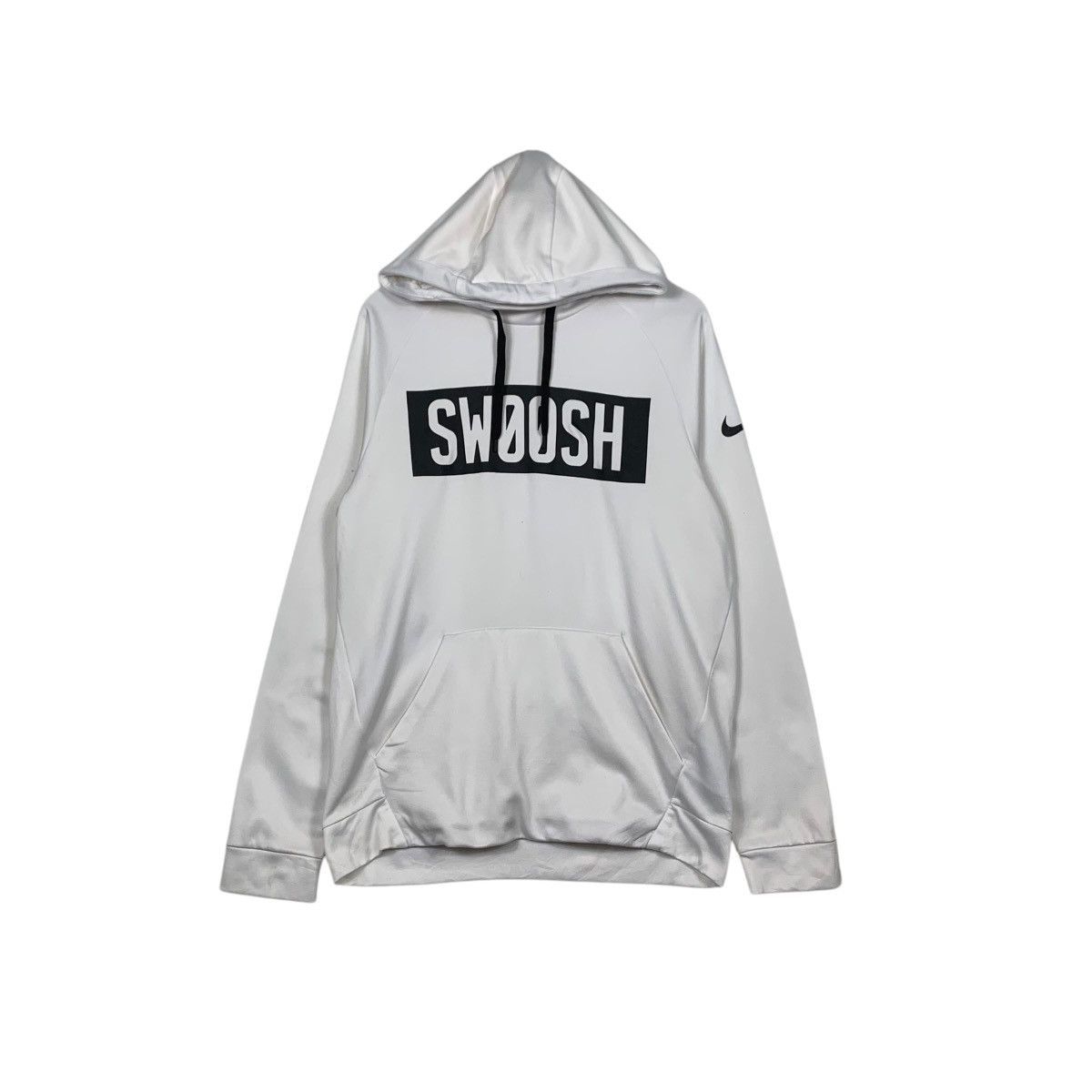 Nike NIKE SWOOSH Big Logo White Pullover Hoodies #2547-C115 Size US M / EU 48-50 / 2 - 1 Thumbnail