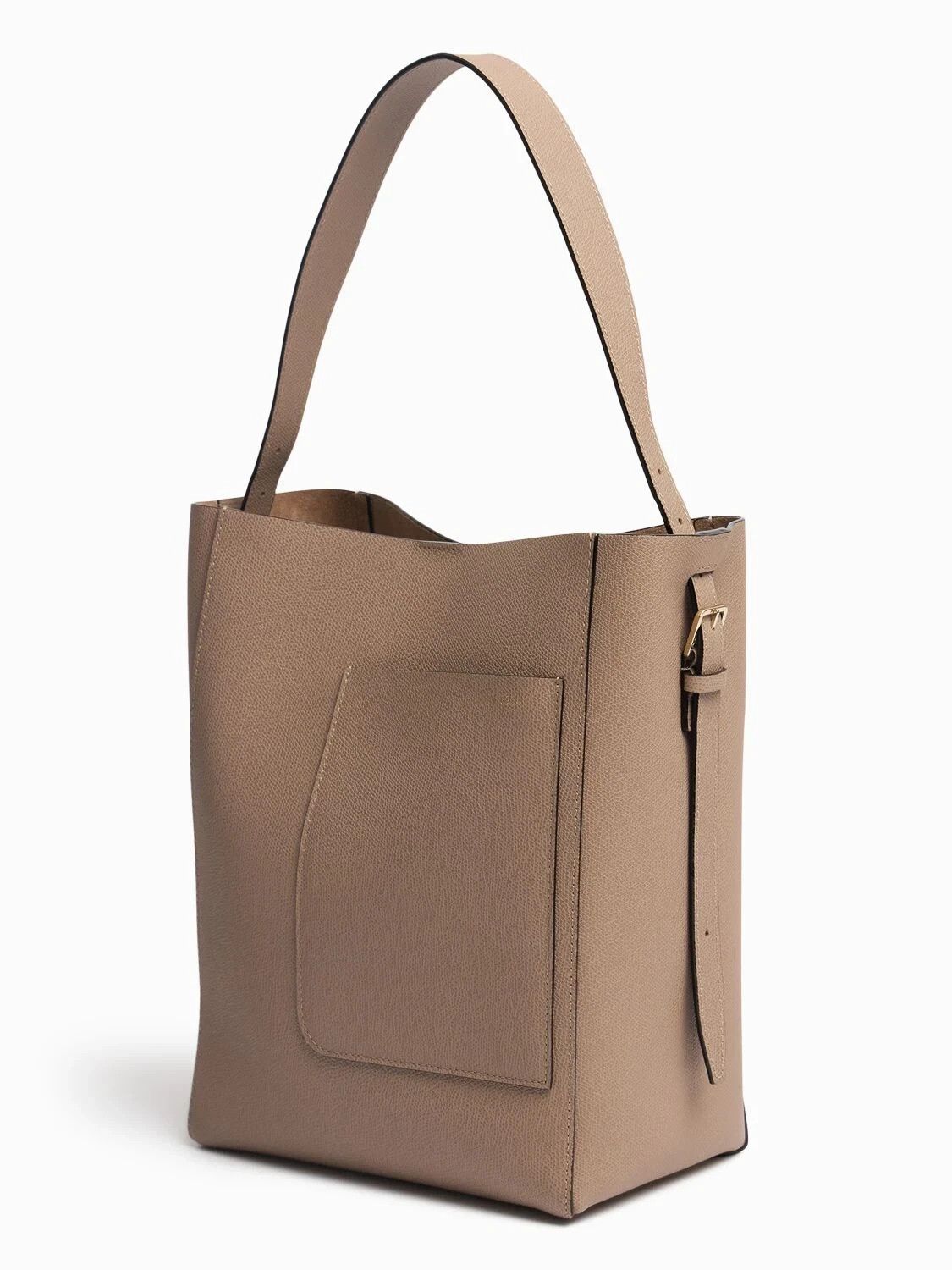 Valextra VALEXTRA Medium Sahara Beige Leather Bucket Bag New Size ONE SIZE - 2 Thumbnail