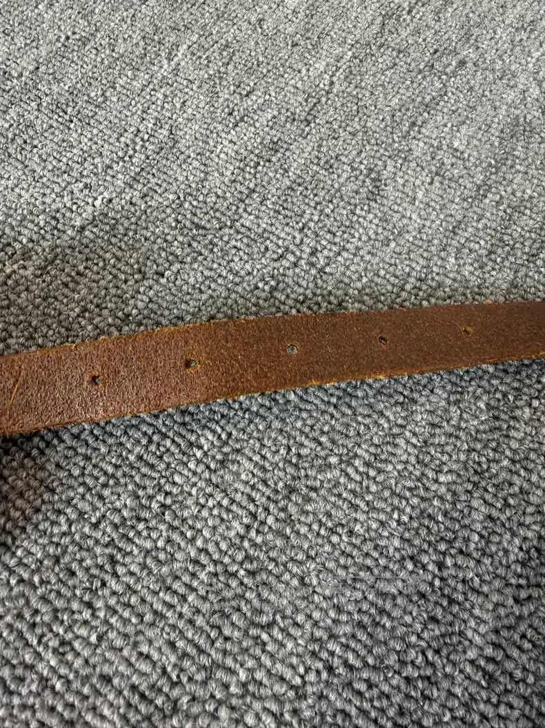 Saint Laurent Paris Saint Laurent Paris Black Brown Retro Silver Buckle Belt i Size ONE SIZE - 4 Thumbnail