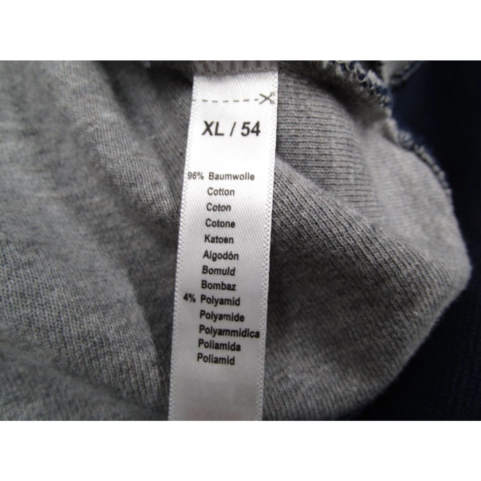 Vintage SCHIESSER Jacket Women XL Blue Full Zip Bomber Cotton Twill Made in Portugal Size XL / US 12-14 / IT 48-50 - 4 Thumbnail