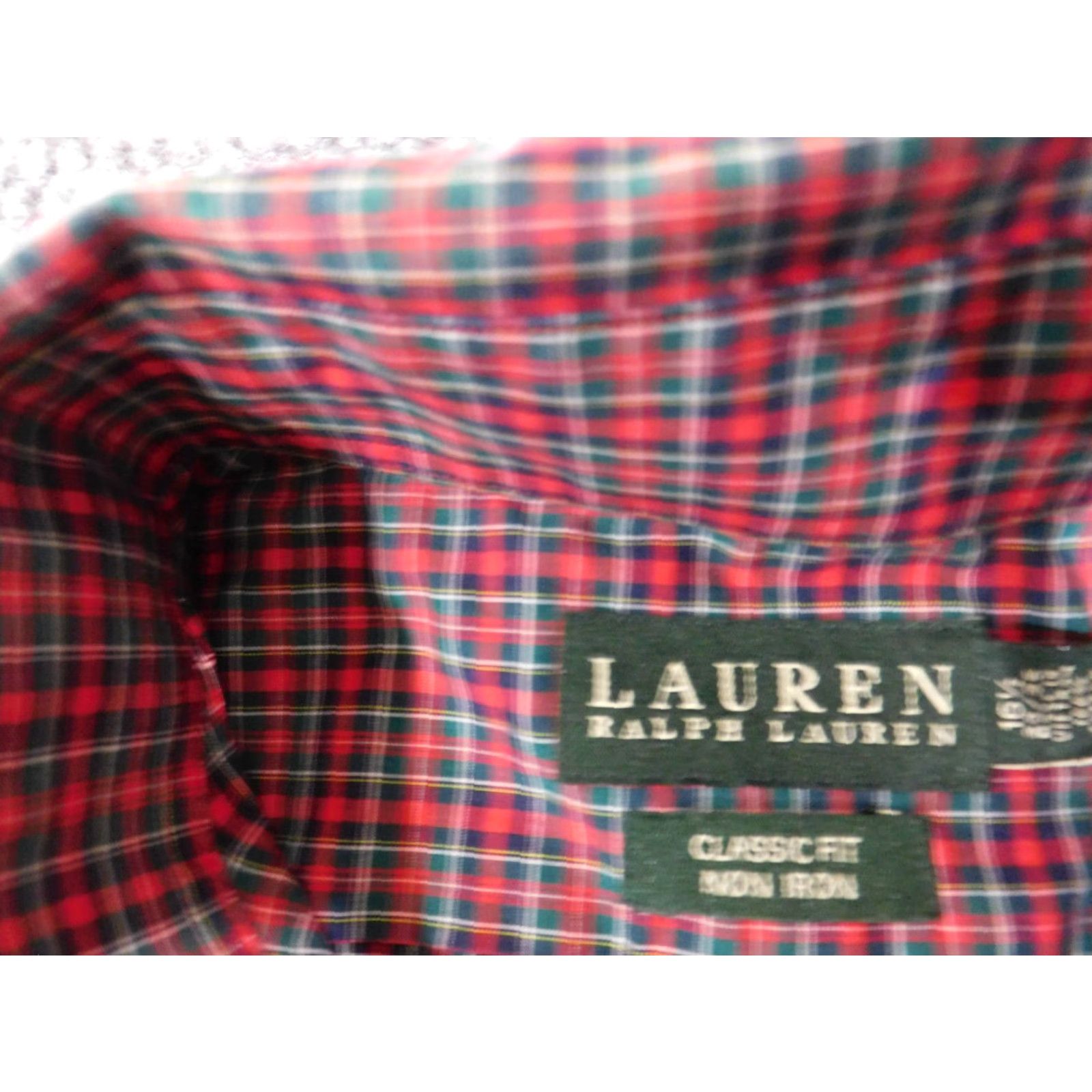 Ralph Lauren Ralph Lauren Shirt Mens 16.5 Red Button Up Classic Fit Pony Logo Non Iron Dress Shirt Long Sleeve Button-Down Collar Mens Texas? Size US XL / EU 56 / 4 - 6 Thumbnail