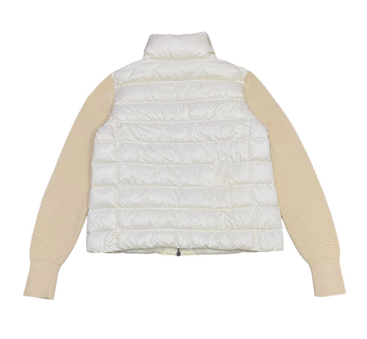 Moncler Moncler Knit Wool Sleeves Puffer Jacket Size S / US 4 / IT 40 - 4 Thumbnail