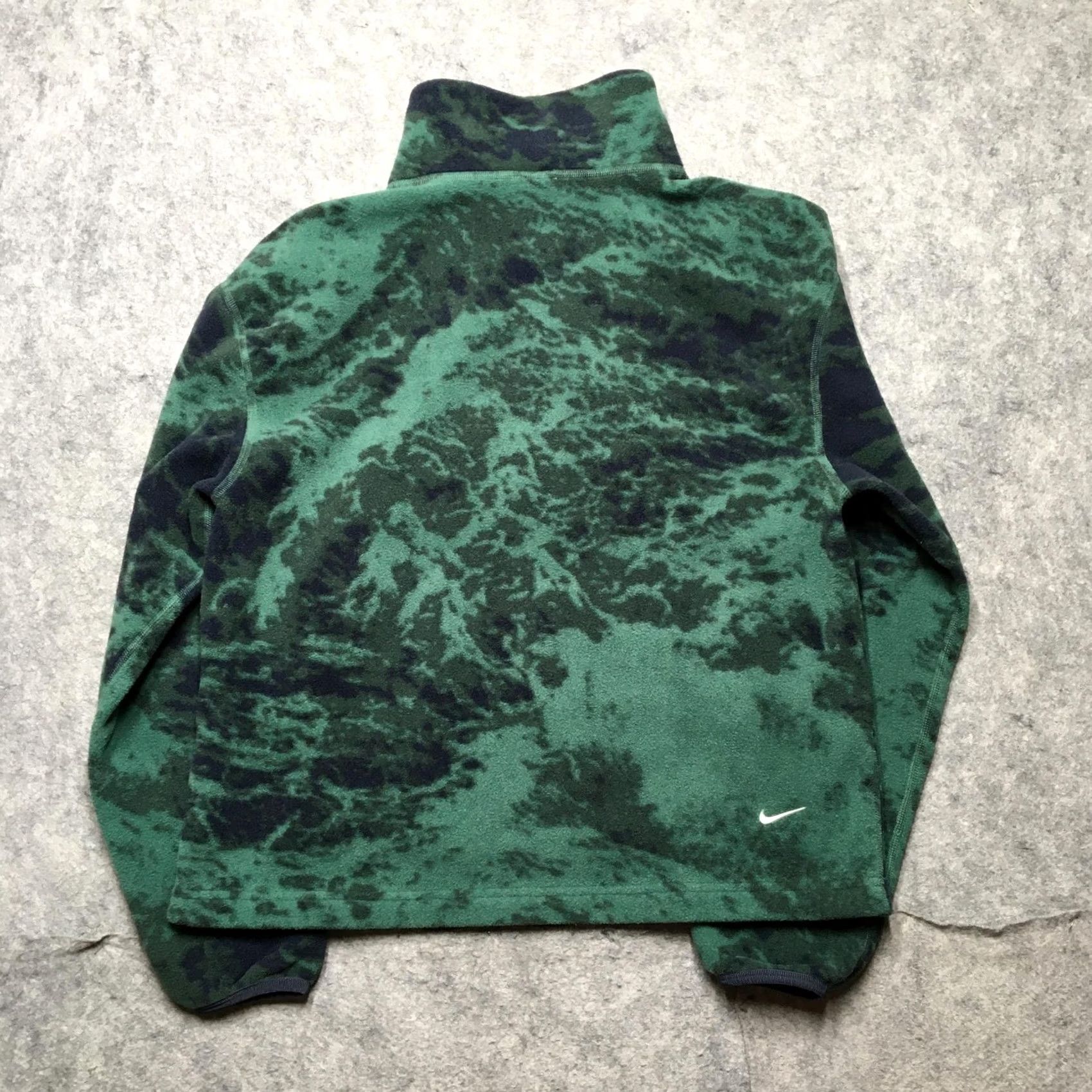 Nike Nike ACG Polartec Wolf Tree Fleece Pullover Mens S Green Camouflage 1/4 Zip Wool? Size US S / EU 44-46 / 1 - 7 Thumbnail