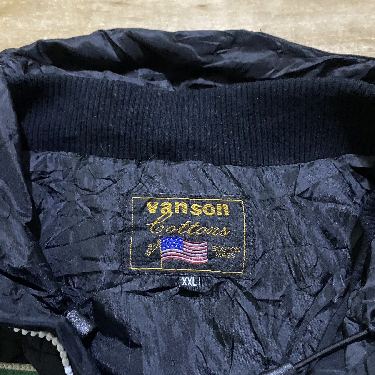Japanese Brand × Vanson Leathers Vanson leathers down jacket Size US XXL / EU 58 / 5 - 11 Thumbnail