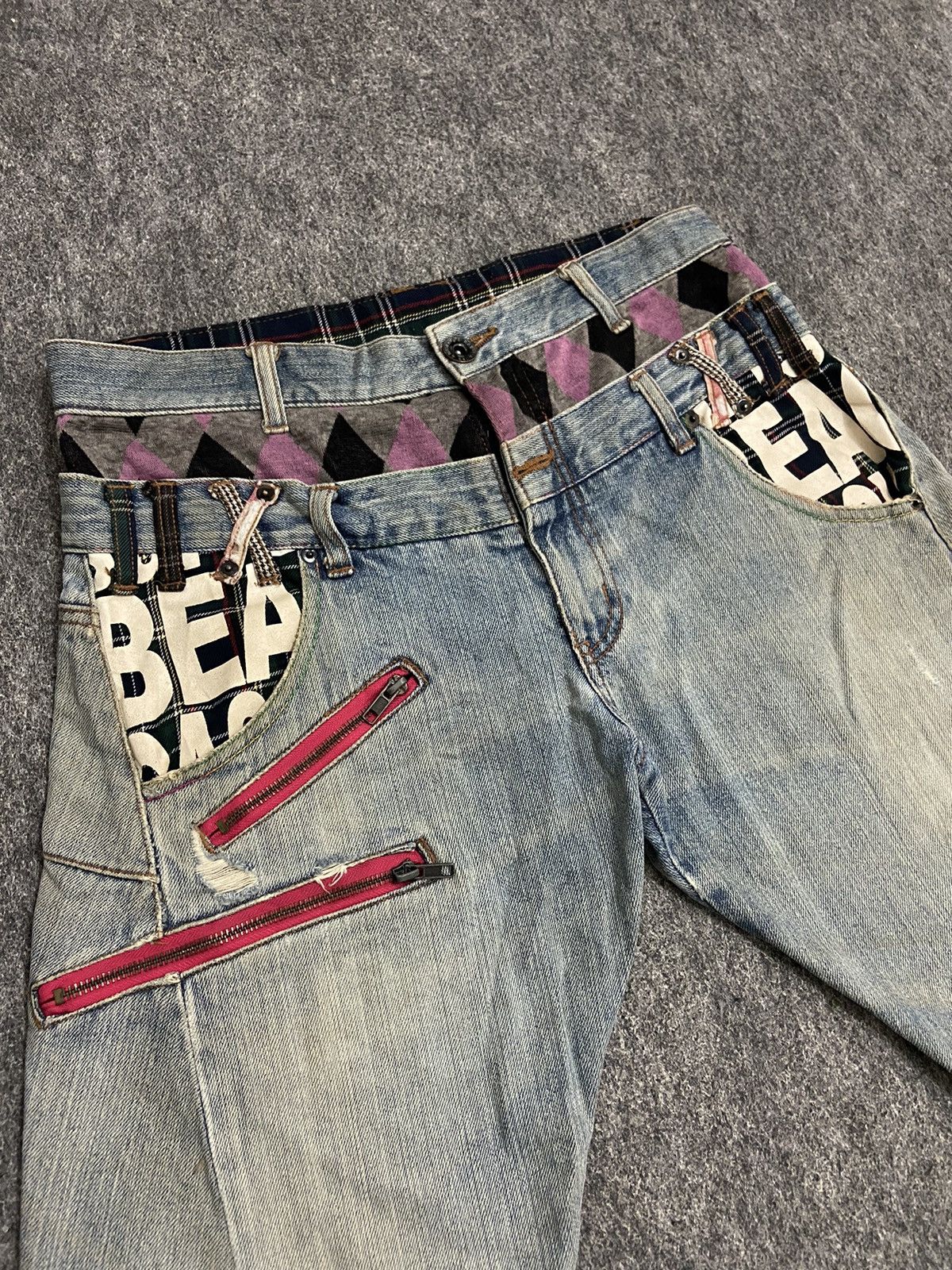 Japanese Brand Double waist Japanese denim shorts Size US 30 / EU 46 - 2 Thumbnail