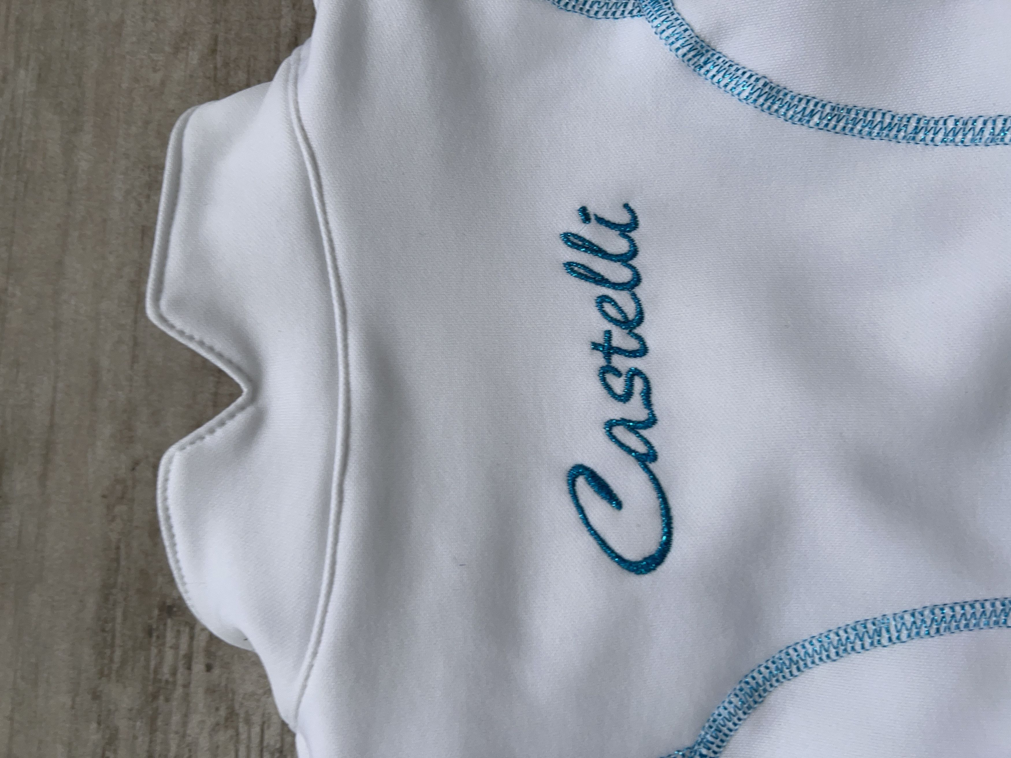 Other Castelli Cycling Fleece Jacket White Full Zip Sweater Size M Size M / US 6-8 / IT 42-44 - 13 Thumbnail