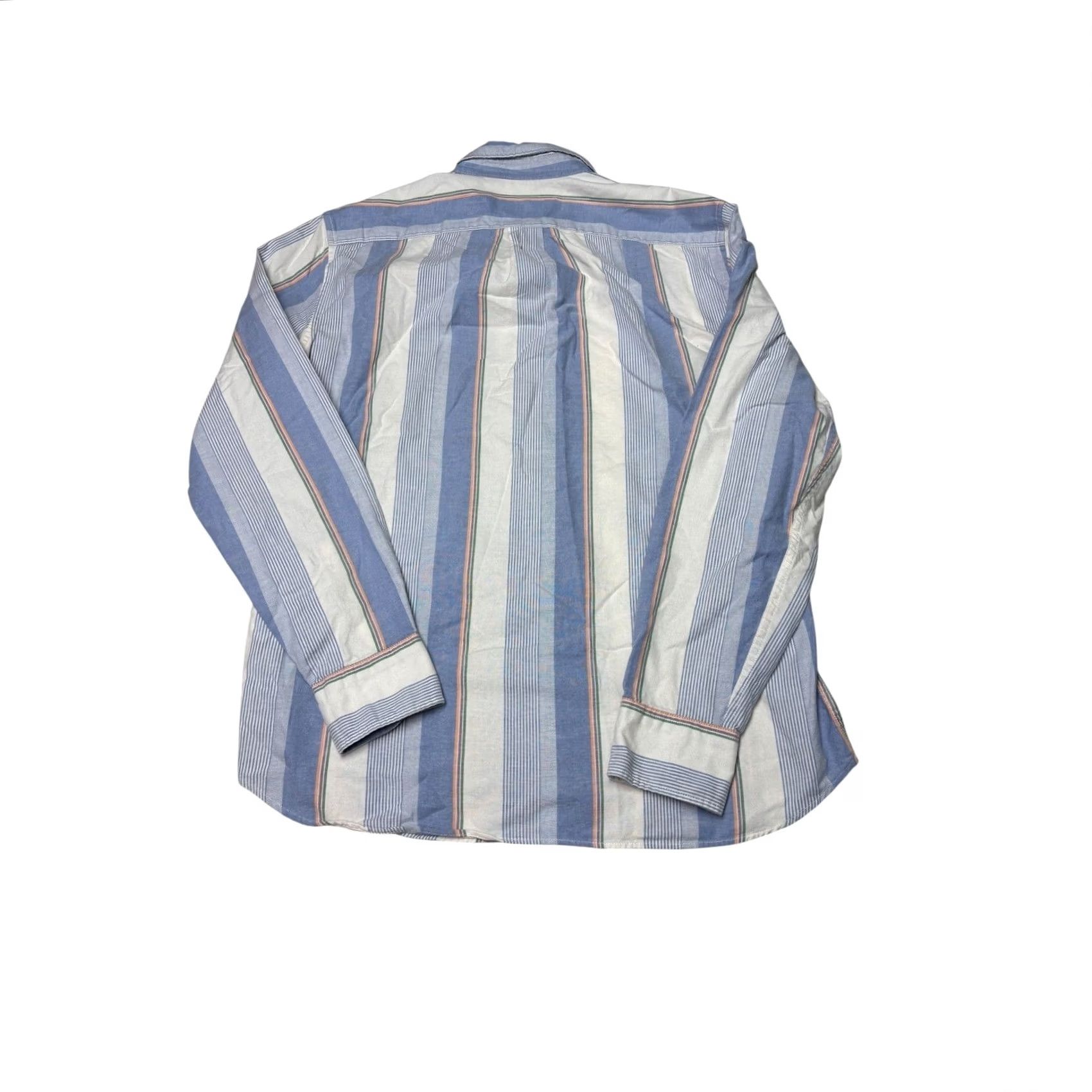 J.Crew J.Crew Broken-In Oxford Shirt Mens M Slim Fit Blue Striped Organic Cotton Shirt Size US M / EU 48-50 / 2 - 6 Thumbnail