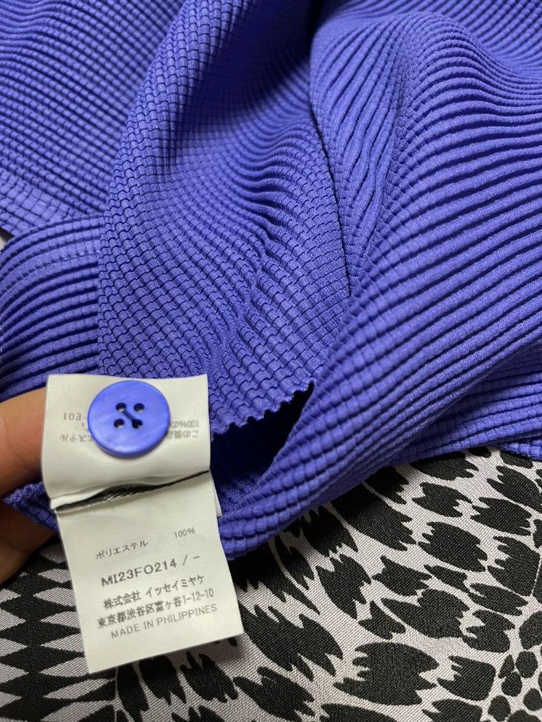 Issey Miyake issey miyake Purple short-sleeved top Size M / US 6-8 / IT 42-44 - 4 Thumbnail