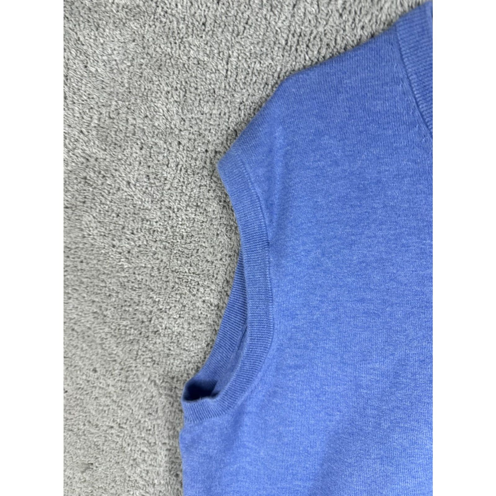 Brooks Brothers Brooks Brothers Sweater Vest Mens XL Blue Supima Cotton V-Neck Knit Pullover Size US XL / EU 56 / 4 - 4 Thumbnail
