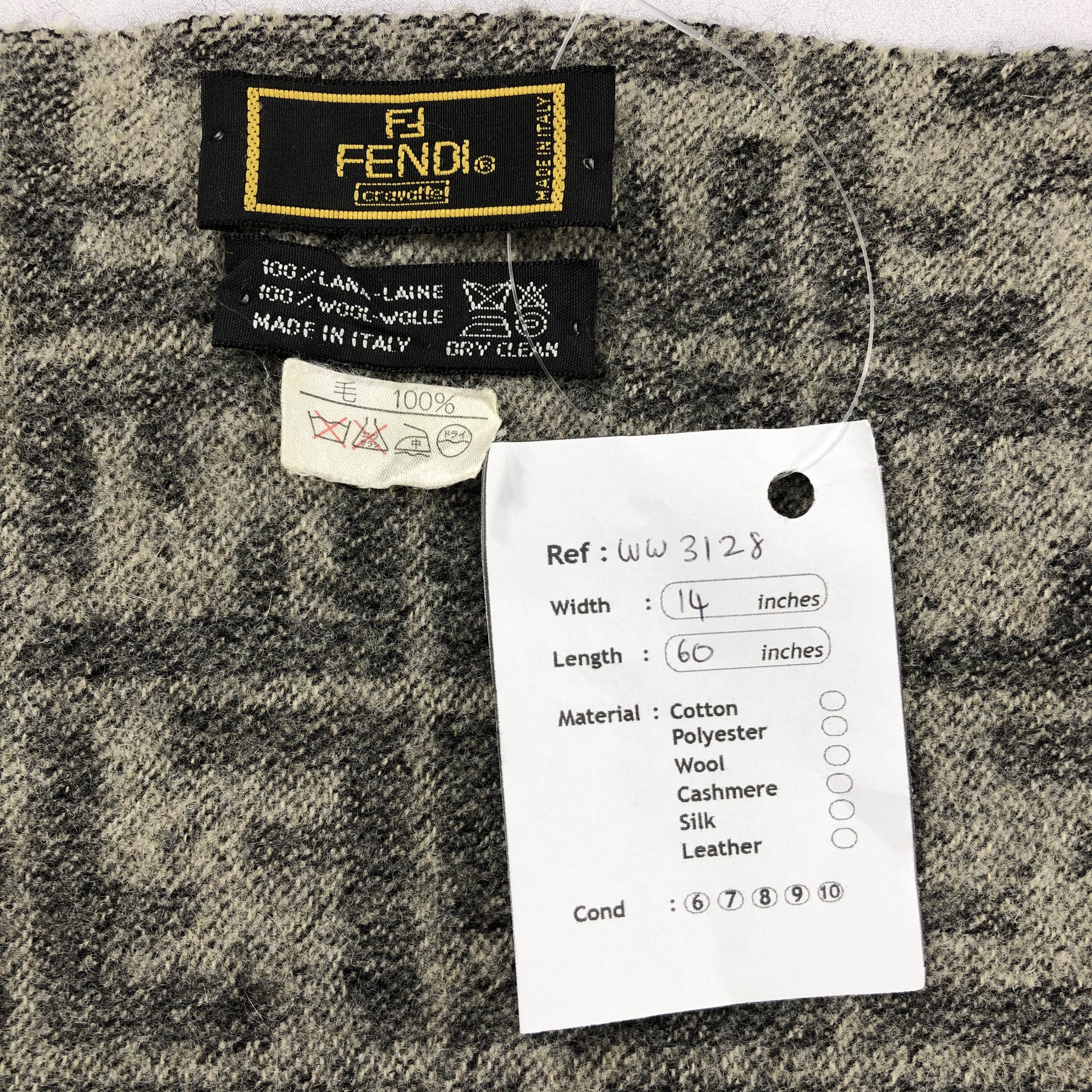 Vintage Vintage Fendi Scarf Muffler - WW3128 Size ONE SIZE - 4 Thumbnail