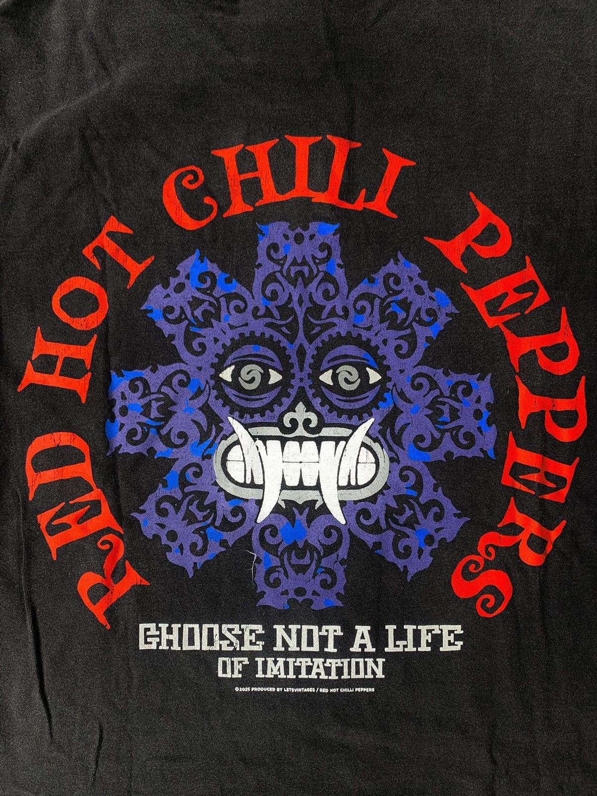 Band Tees × Vintage RHCP Longsleeve Fanmade Rare Size US XL / EU 56 / 4 - 4 Thumbnail