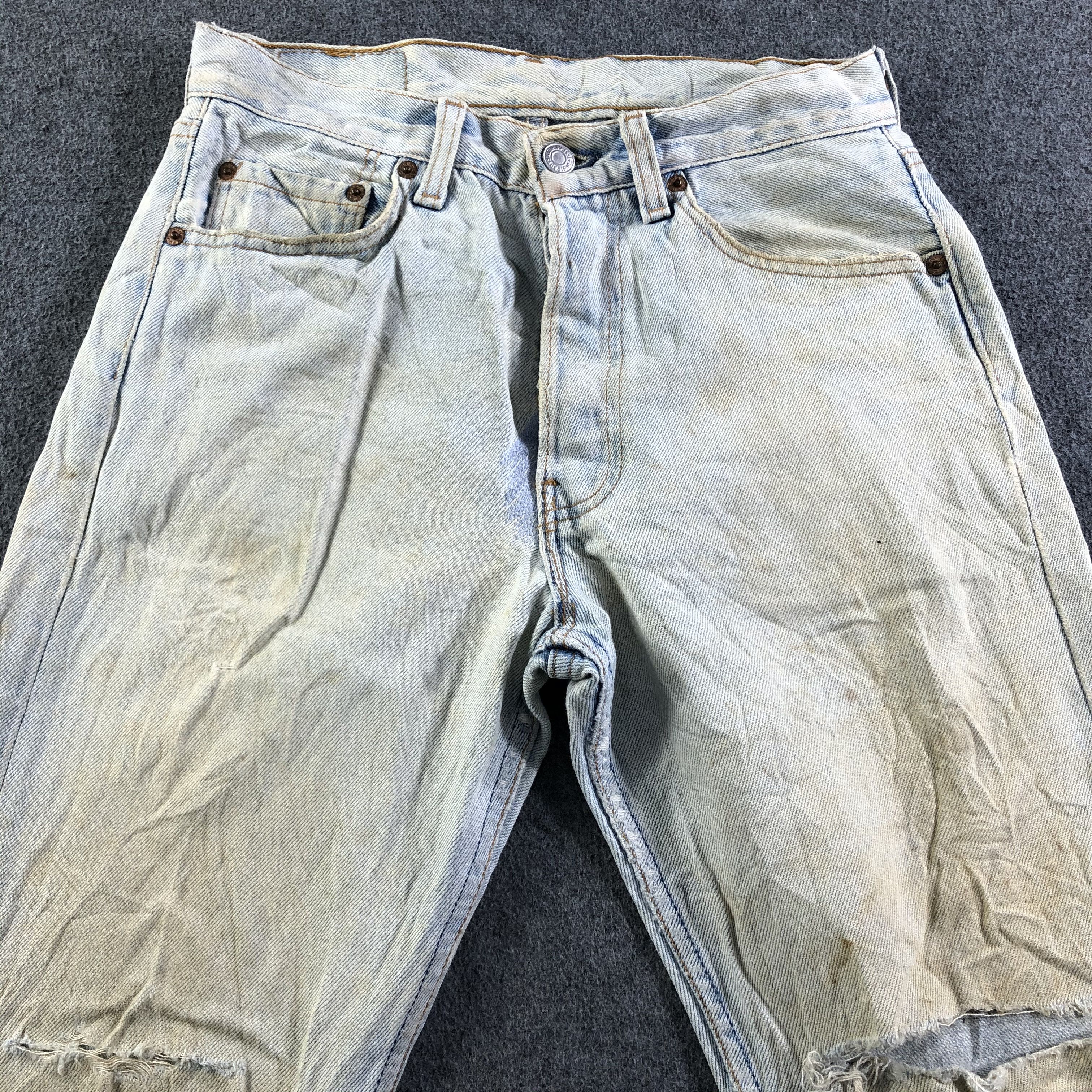 Levi's Vintage Light Wash Levis 501 Jeans-J3947 Size US 28 / EU 44 - 3 Thumbnail