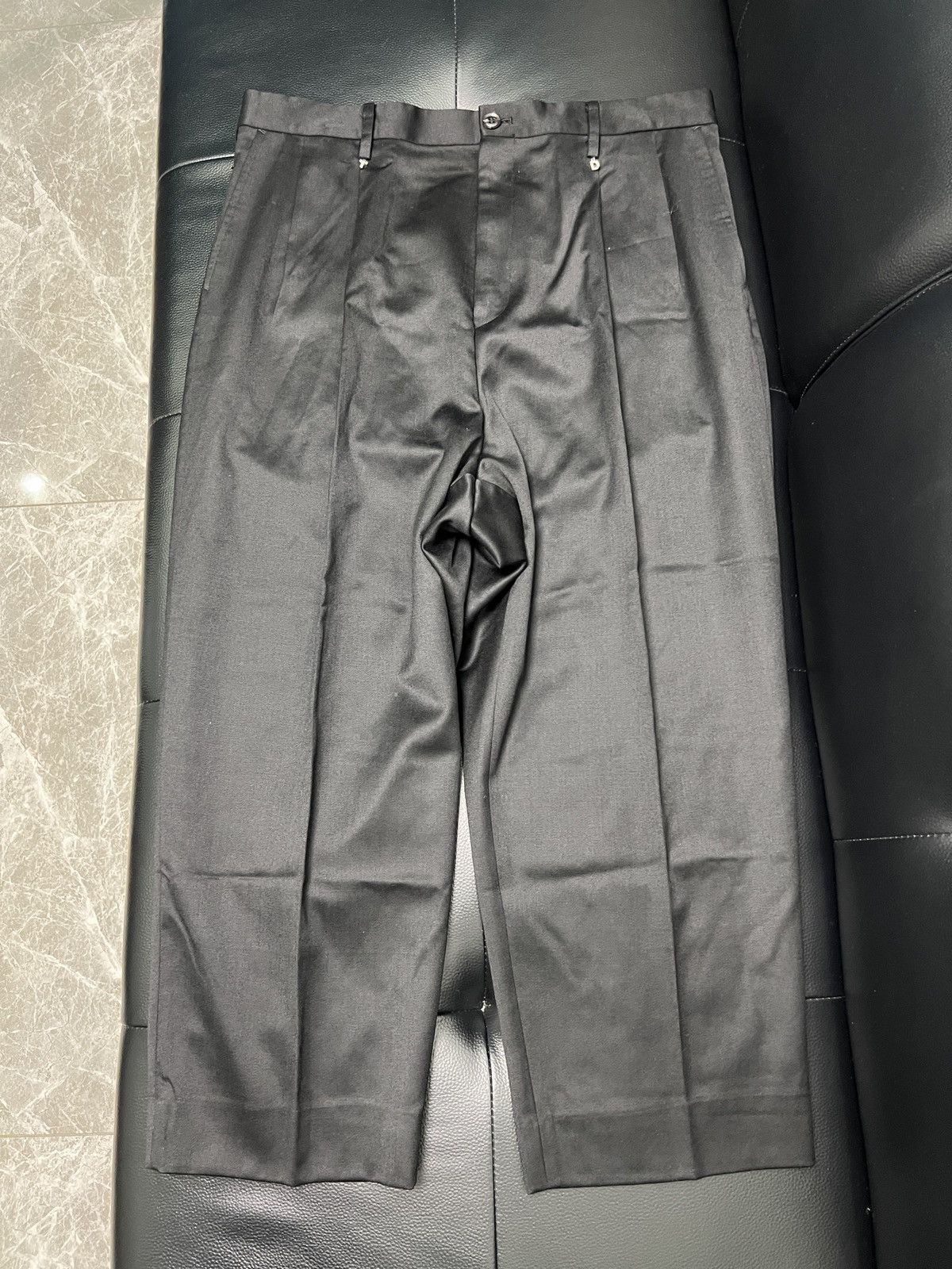 Doublet Doublet FW22 Runway Logo Charm Wrap Wide Trousers Size 34S - 3 Thumbnail