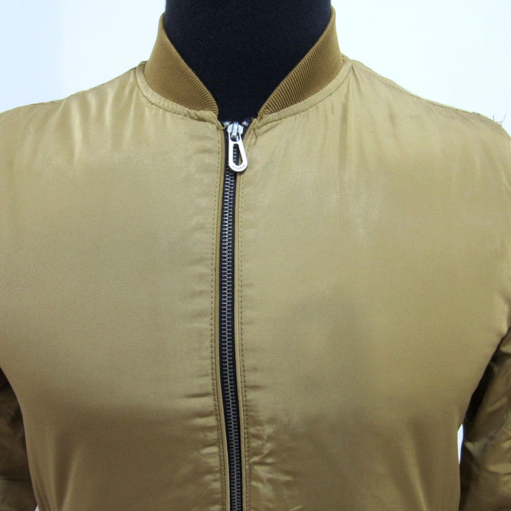 Vintage Pull & Bear Mens Bomber Jacket Golden Chest 42/44 REF (Y07701) Size US XS / EU 42 / 0 - 2 Thumbnail