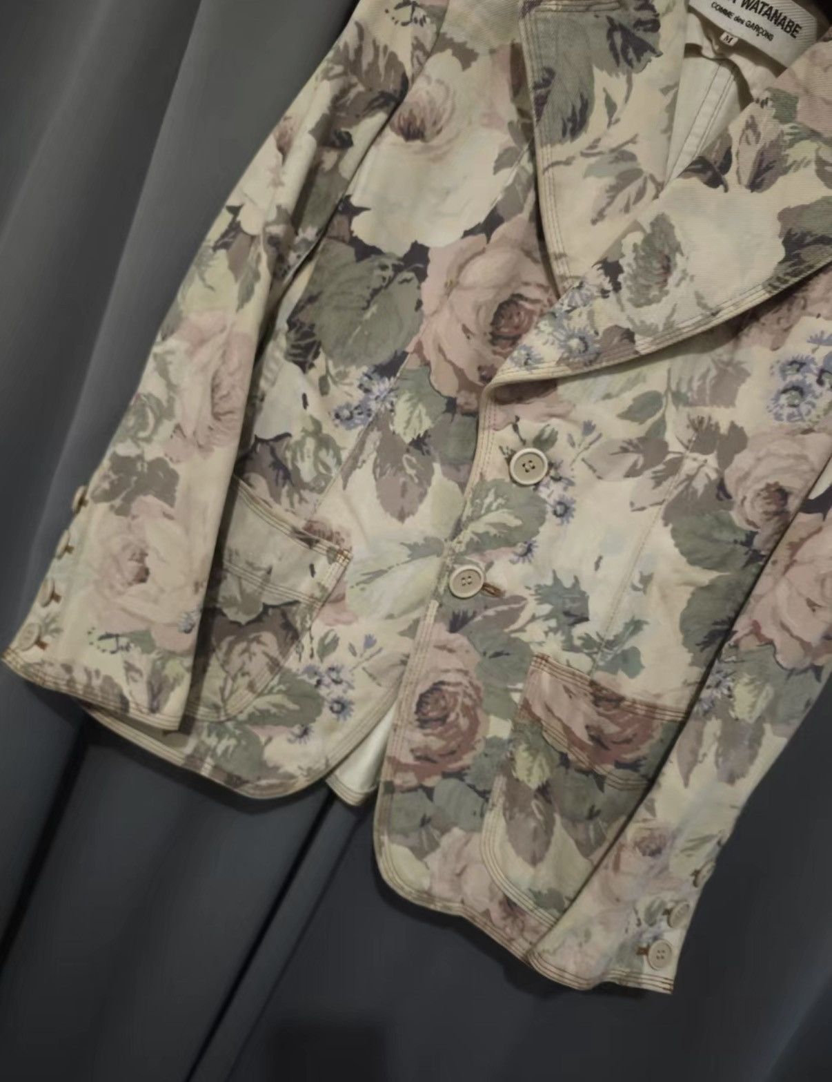 Comme des Garcons Comme des Garçons (CDG) Archive Floral Vintage Jacket Size US M / EU 48-50 / 2 - 4 Thumbnail