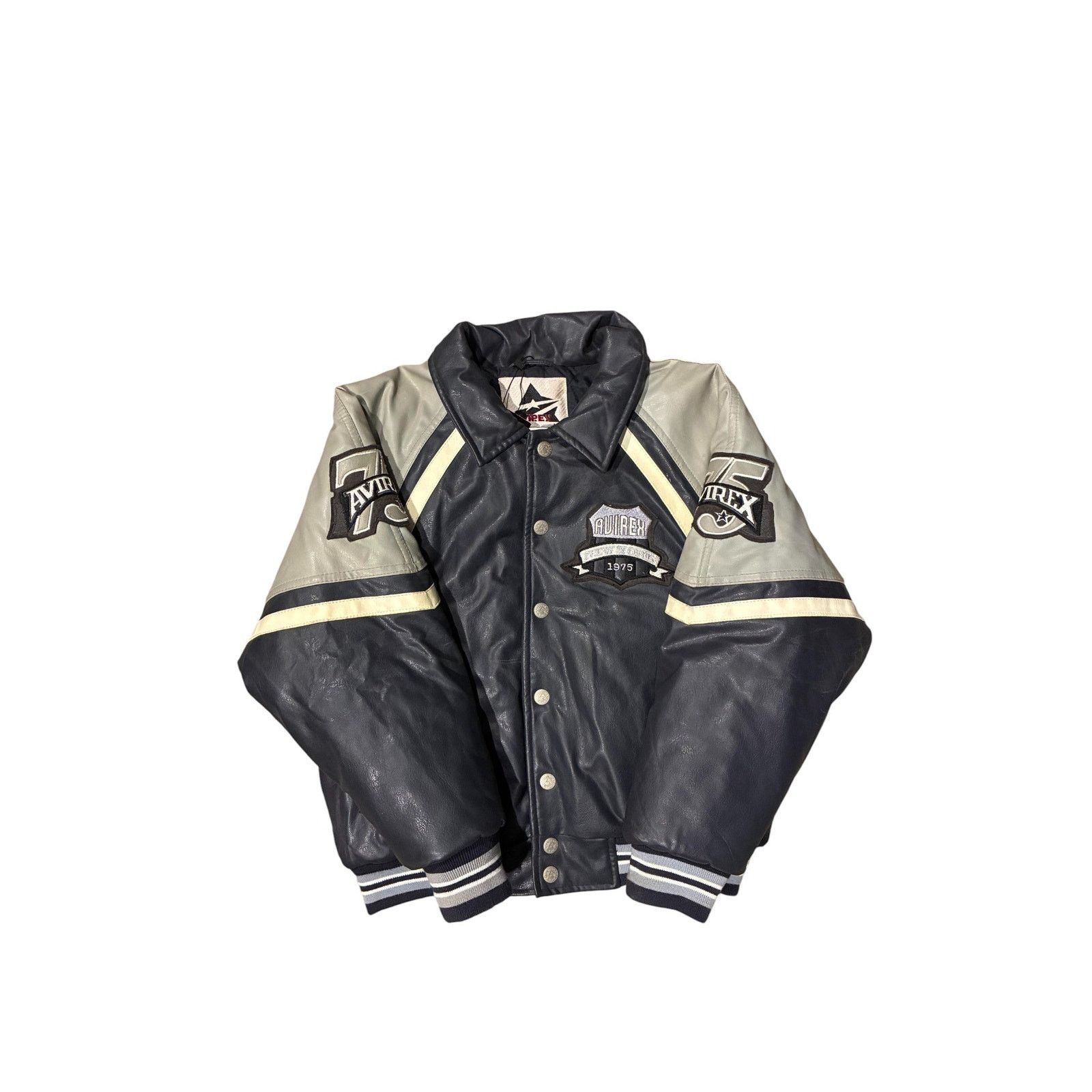 Avirex Avirex Varsity Grey Kid's Jacket Size US XXS / EU 40 - 1 Preview