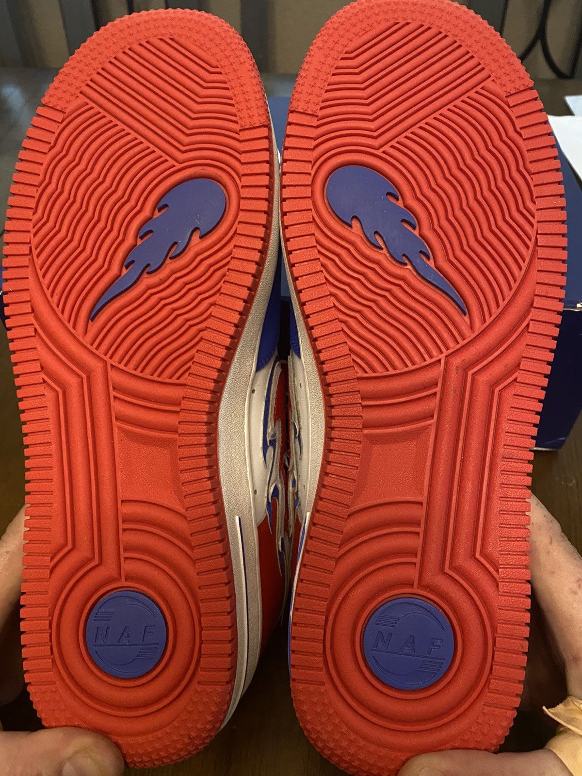 Designer Custom Designer NAF 4th of July edition Size US 12.5 / EU 45-46 - 8 Thumbnail