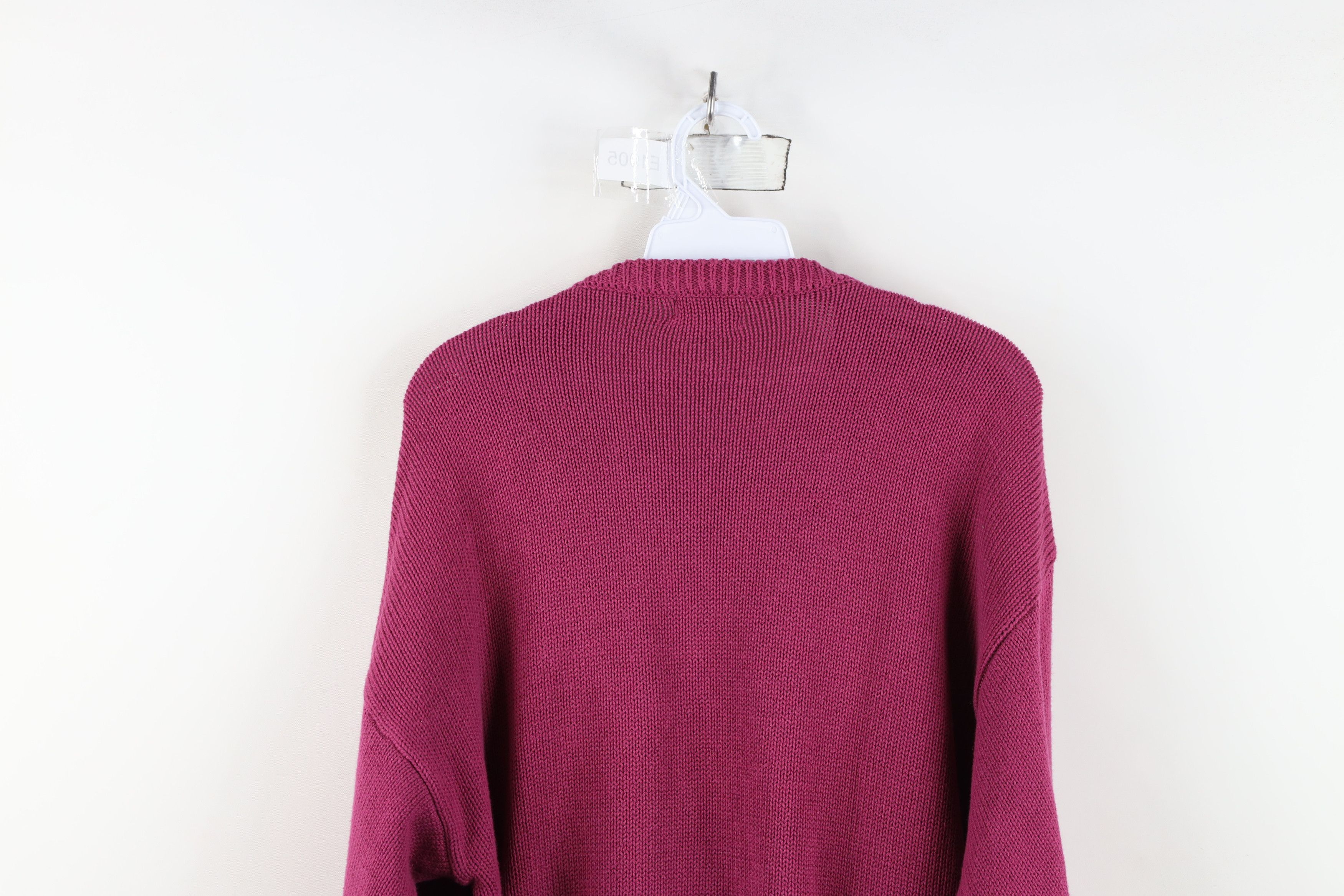 Vintage Vintage 70s 80s Streetwear Geometric Cotton Knit Sweater Size US L / EU 52-54 / 3 - 11 Thumbnail