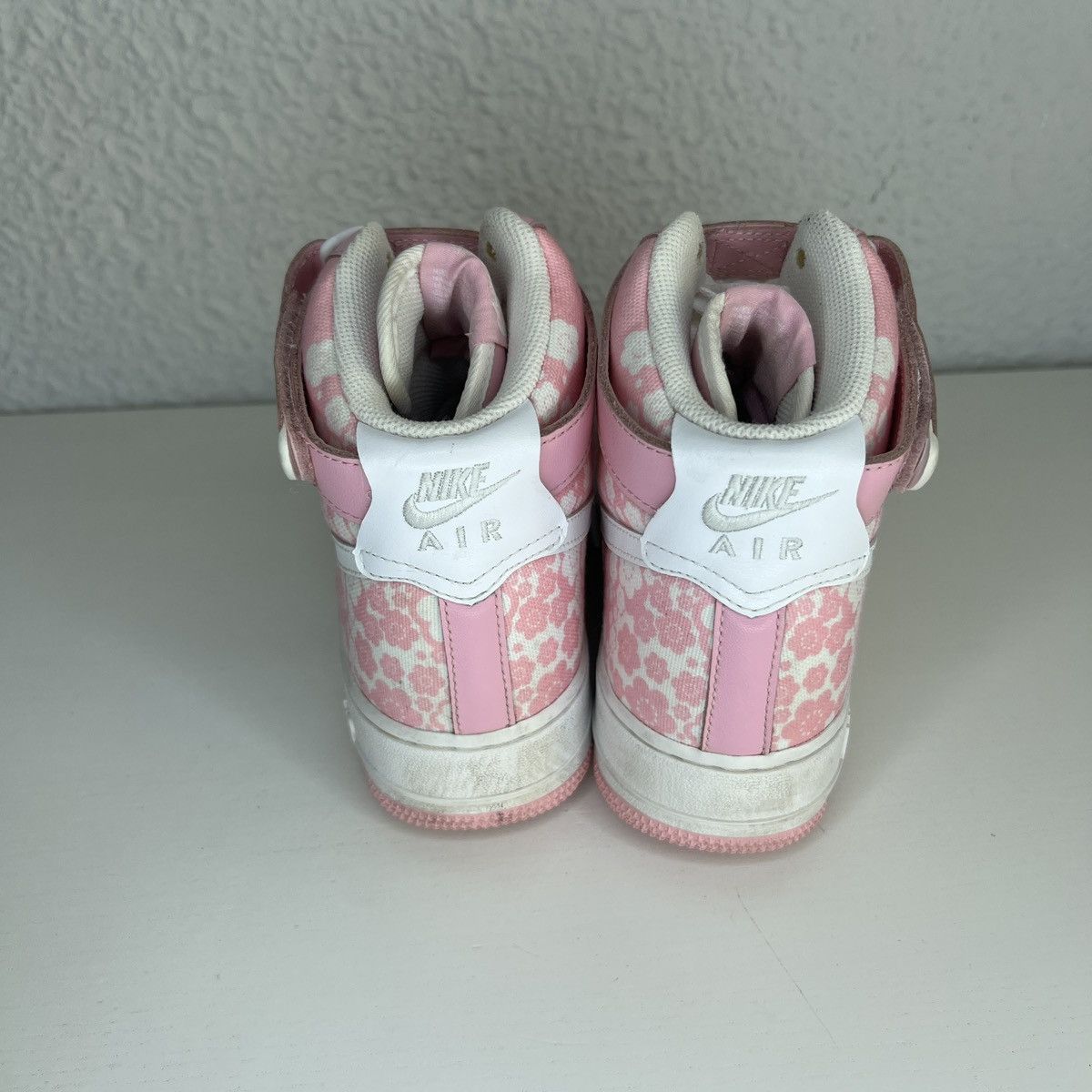 Nike × Vintage Nike Air Force 1 High Perfect Pink White Sneakers Shoes Y2K Size US 7.5 / IT 37.5 - 4 Thumbnail