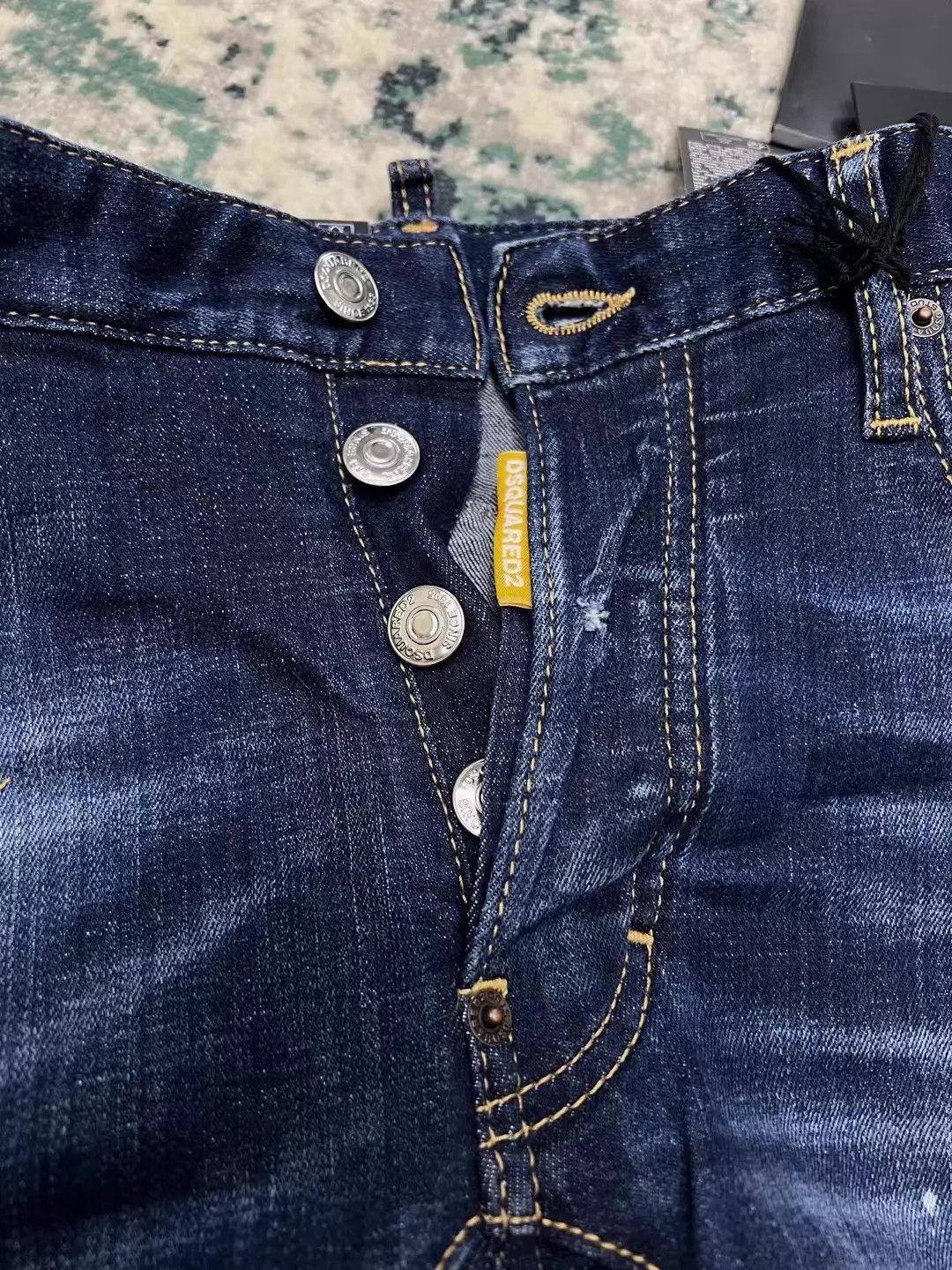 Dsquared2 Dsquared2 TIDY BIKER ICON Skinny Deep Blue Washed Jeans Size US 28 / EU 44 - 3 Thumbnail