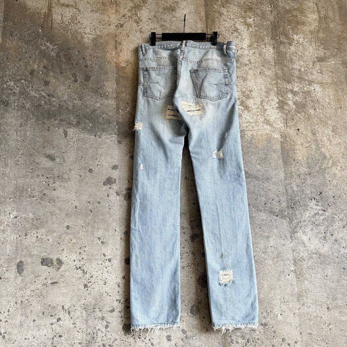 Dior Dior By Hedi Slimane RUNWAY SS06 CRASH Repair Denim Size US 32 / EU 48 - 4 Thumbnail