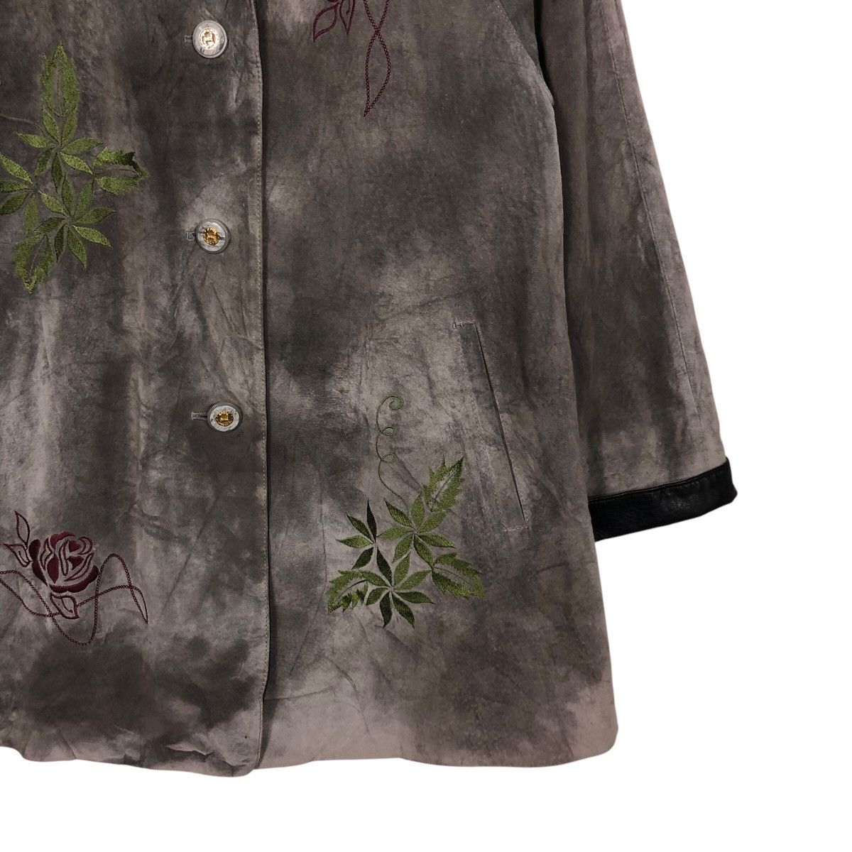 Japanese Brand Vintage Shearling Leather Jacket Unknown Brand Issey Miyake Size US M / EU 48-50 / 2 - 7 Thumbnail