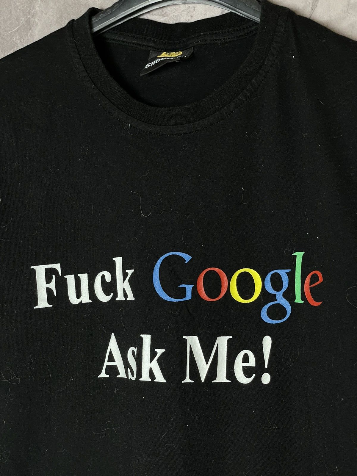 Vintage Fuck google ask me Humor vintage y2k T shirt 90s Size US S / EU 44-46 / 1 - 5 Thumbnail