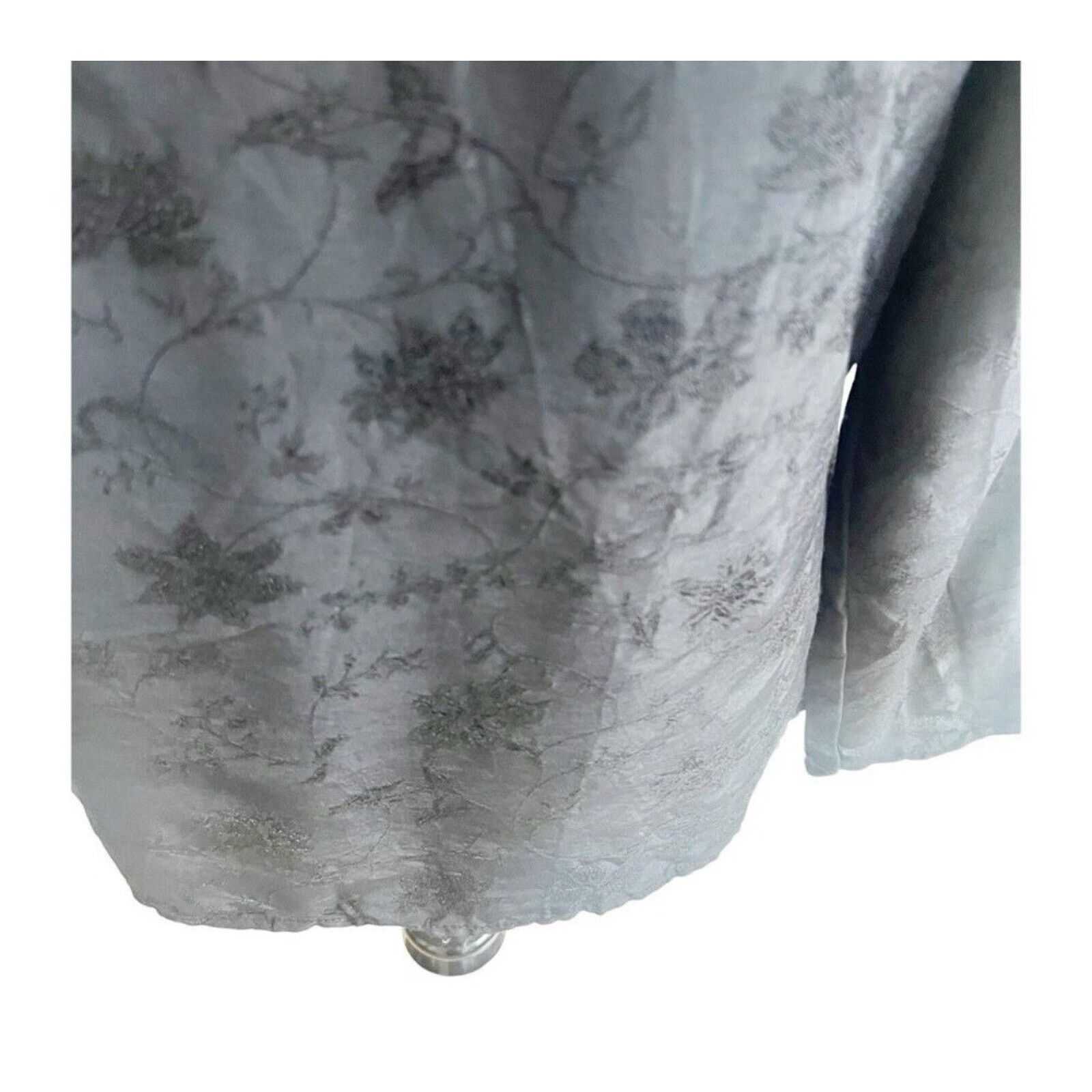 CP Shades CP Shades Blouse Medium Floral Jacquard Black Long Sleeve Size M / US 6-8 / IT 42-44 - 4 Thumbnail