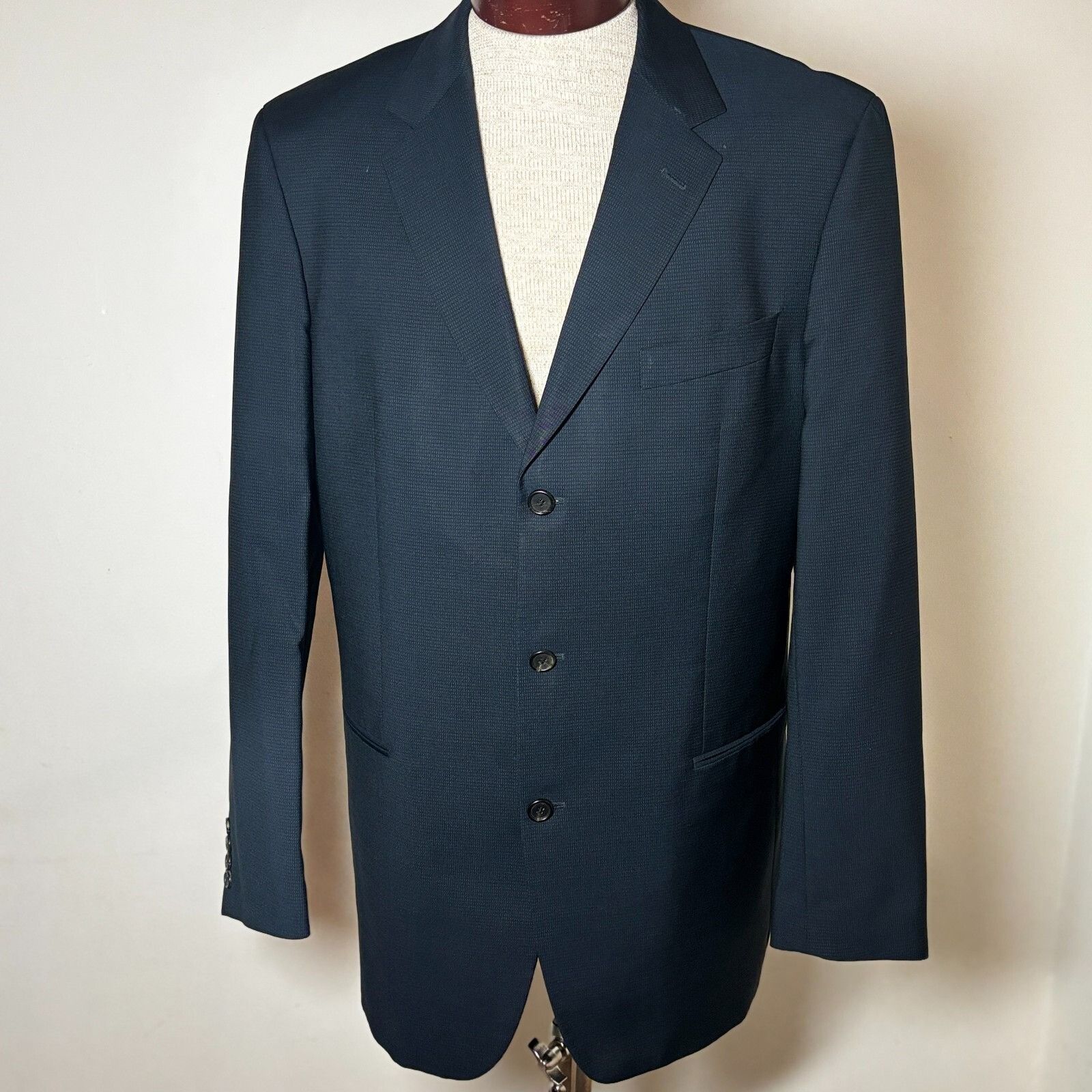 Hugo Boss Hugo Boss VTG Suit 42L Einstein Sigma Pure Wool Blazer Jacke Size 42R - 1 Thumbnail
