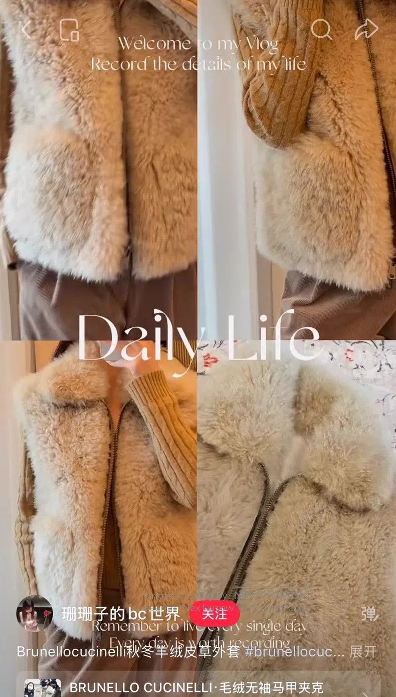 Brunello Cucinelli Brunello Cucinelli Velvet Long Cashmere Fur Coat Size XS / US 0-2 / IT 36-38 - 6 Thumbnail