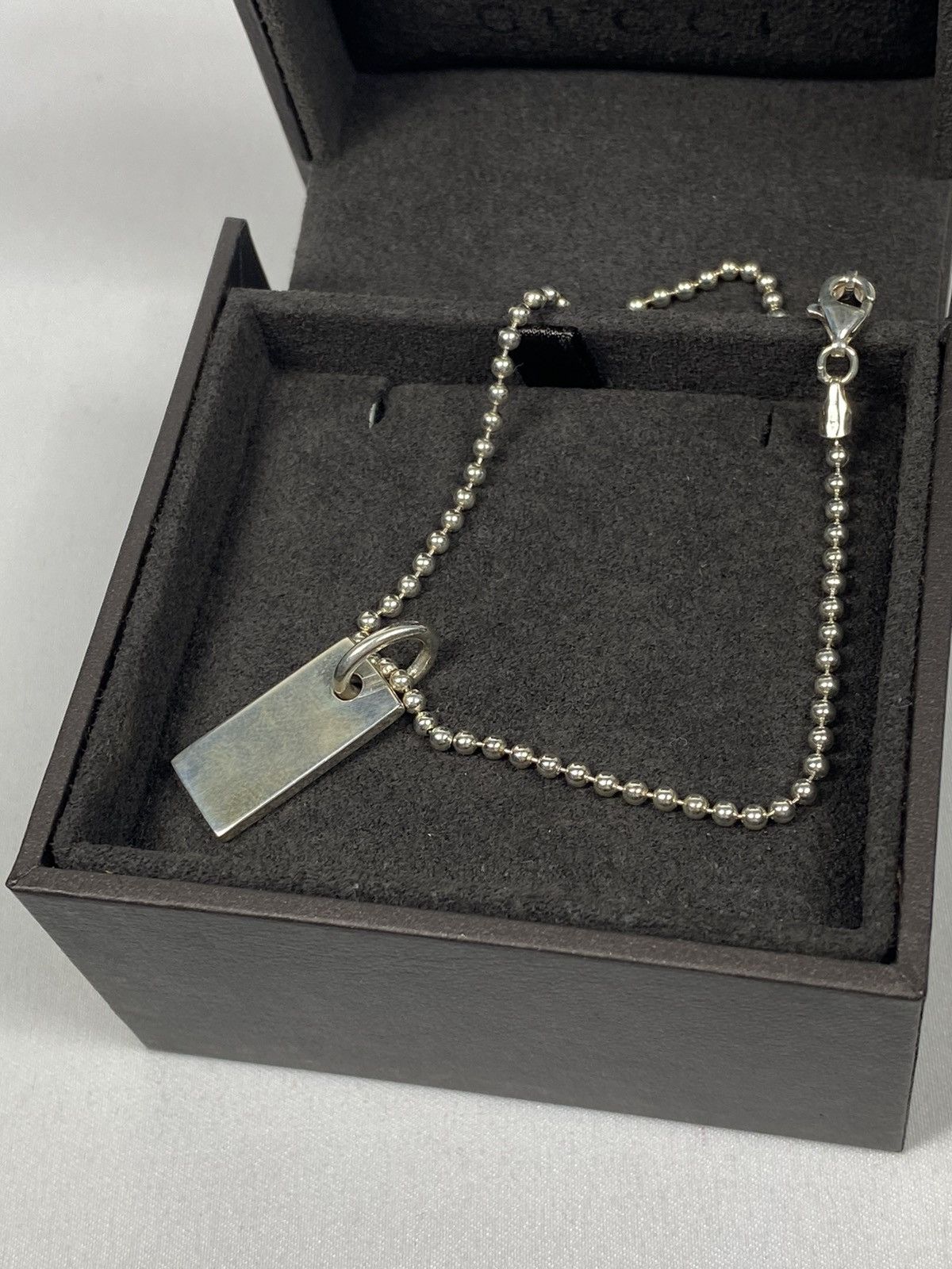 Gucci Gucci .925 Silver Logo Bracelet Size ONE SIZE - 8 Thumbnail