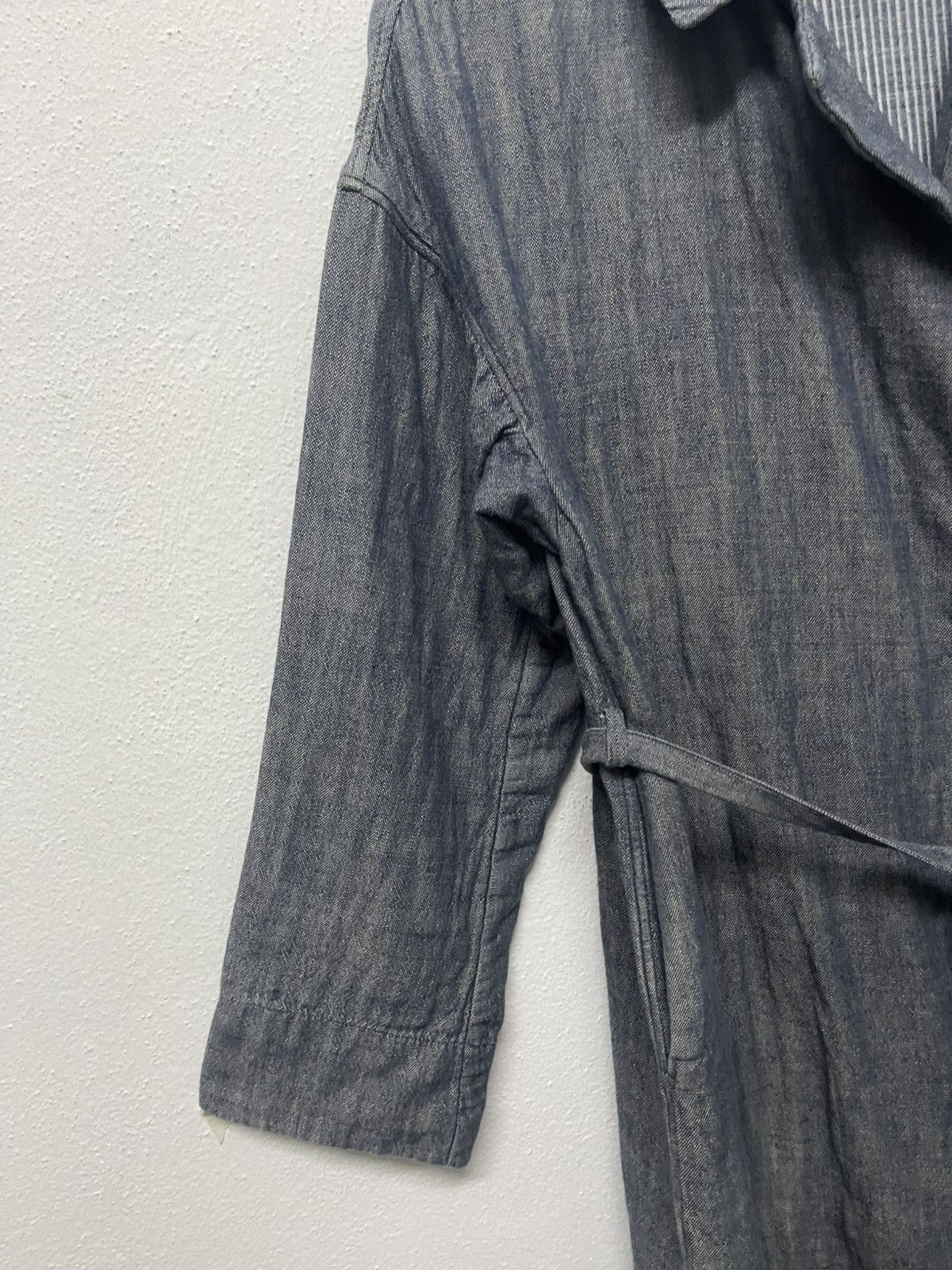 45rpm VINTAGE 45RPM INDIGO DYE CHORE LONG COTTON JACKET Size US L / EU 52-54 / 3 - 8 Thumbnail