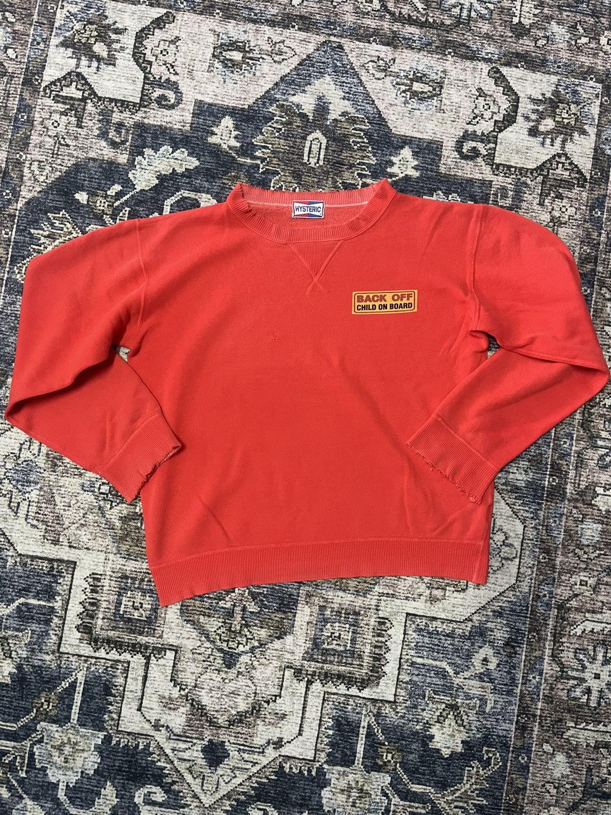 Hysteric Glamour 🇯🇵VINTAGE HYSTERIC GLAMOUR BACK OFF CHILD ON BOARD TEE Size US M / EU 48-50 / 2 - 2 Thumbnail