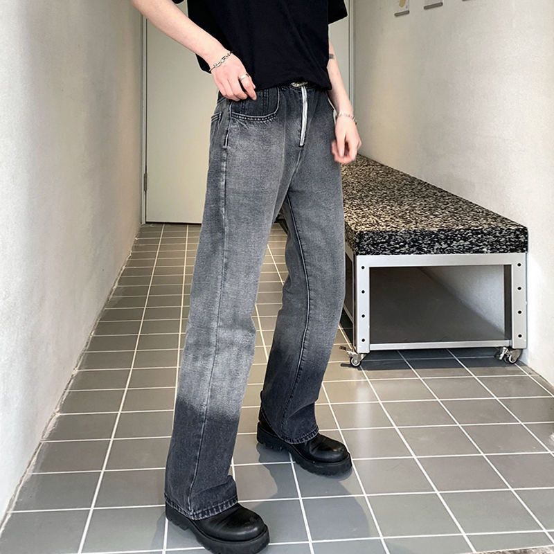 Japanese Brand × Jean Retro loose wide leg straight leg gradient jeans Size US 32 / EU 48 - 1 Thumbnail