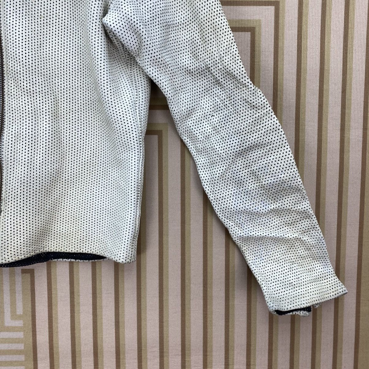 Vintage 🐐Vintage Mesh Leather Jacket Size M / US 6-8 / IT 42-44 - 5 Thumbnail