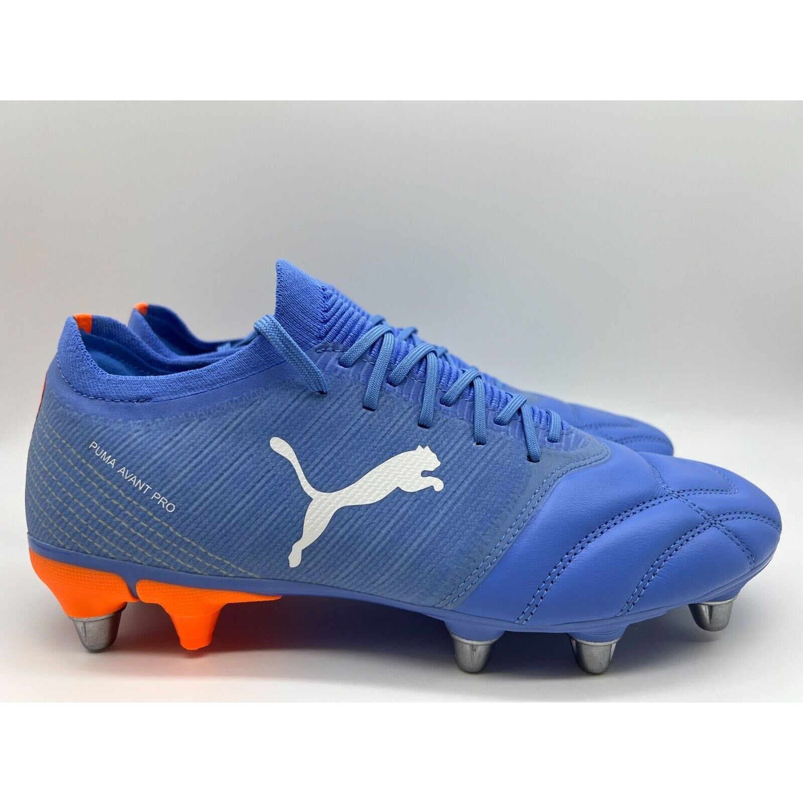 Puma Avant Pro Armoyarns Leather Rugby Cleats MenS Size 9.5 Shoes in Blue, Men's