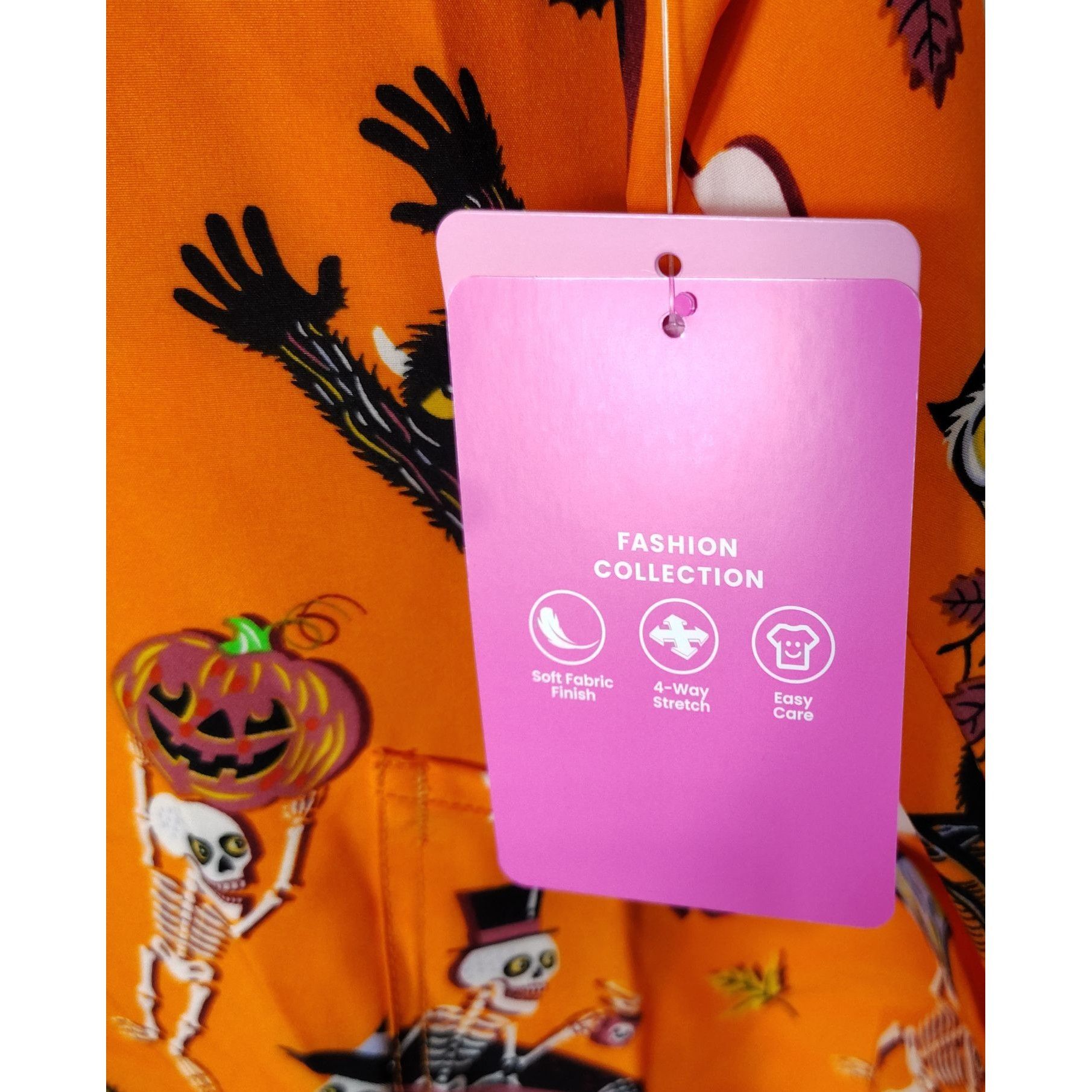 Other Scrubstar Womens 3XL Fright Friends Halloween Print Theme V Size 3XL / US 20-22 - 4 Thumbnail