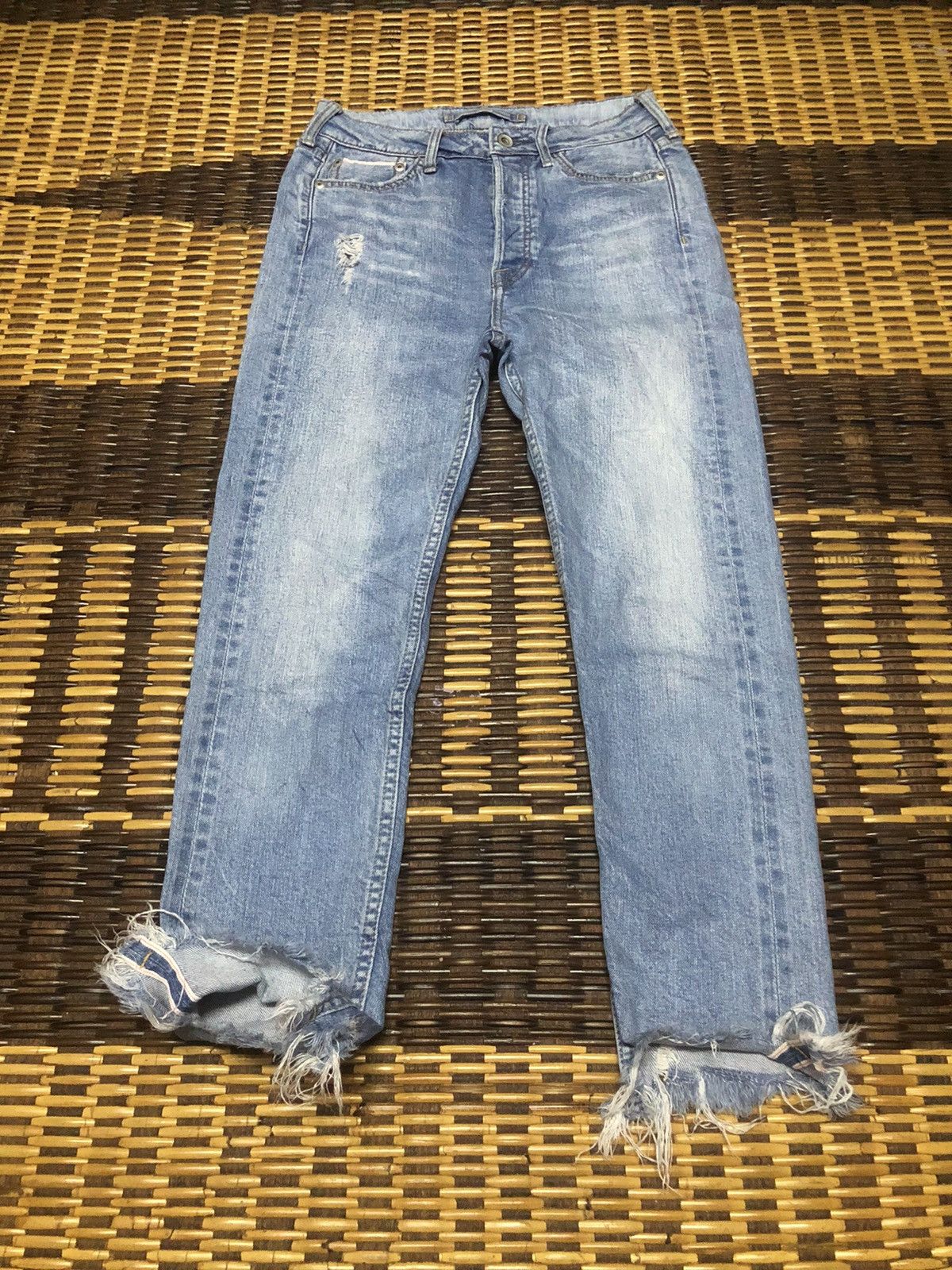Designer × Japanese Brand GOA NIMES SELVEDGE JEANS Size 27" / US 4 / IT 40 - 8 Thumbnail
