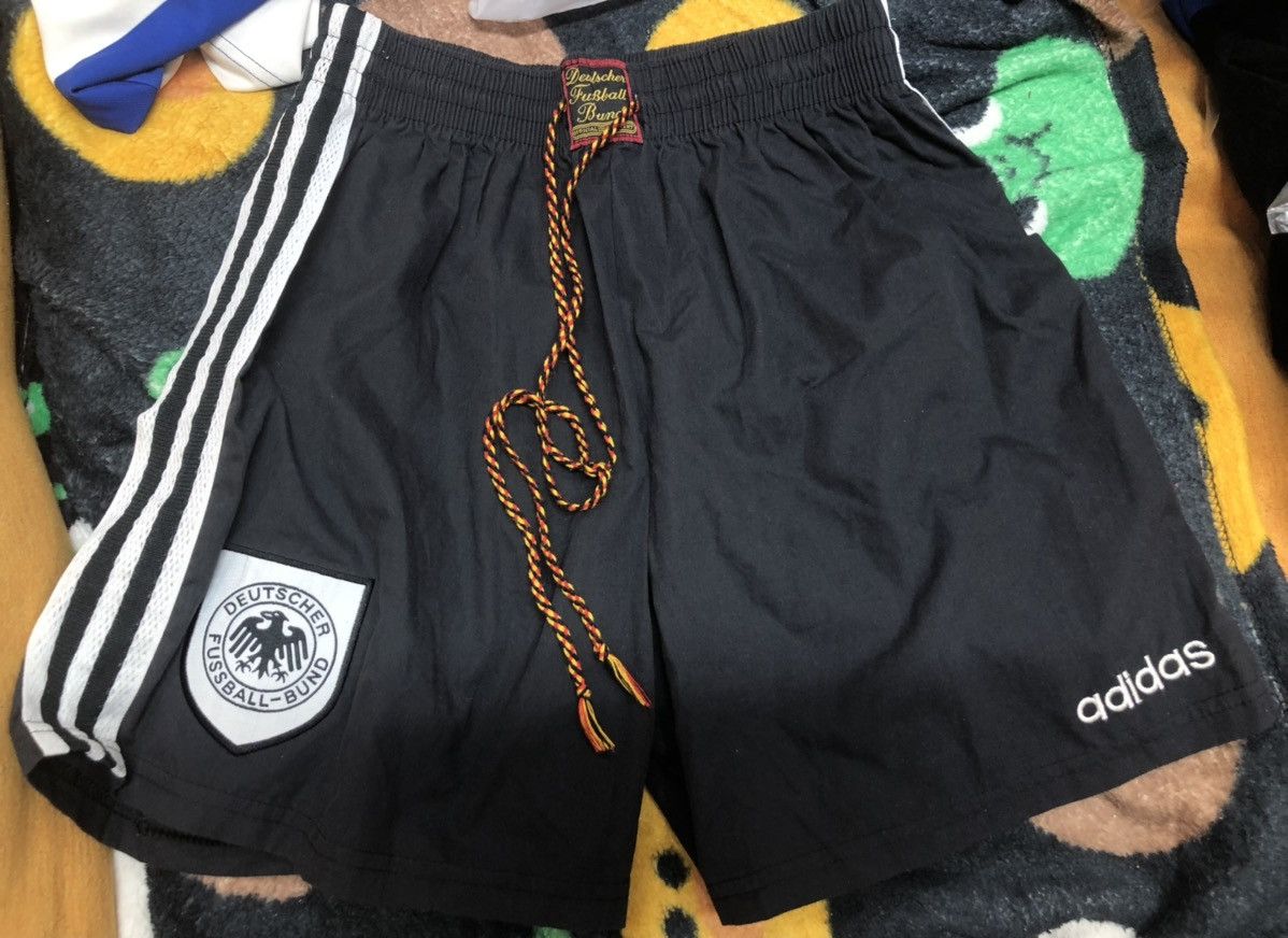 image of Adidas x Bloke Germany Euro1996 Home Short in Blue, Men's (Size 30)