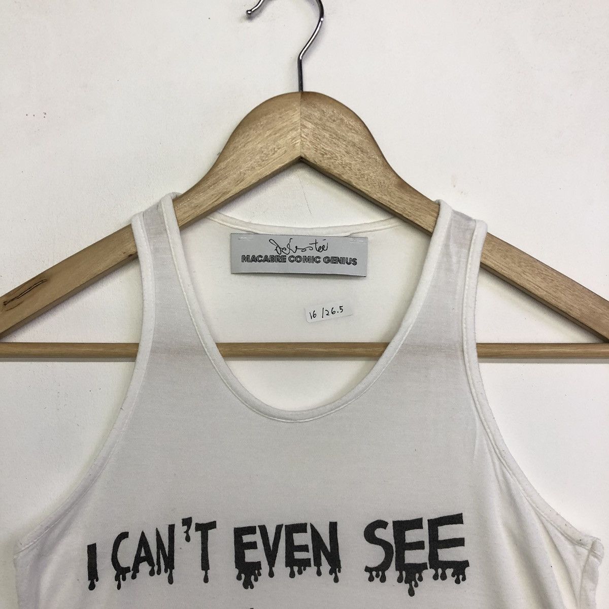 Designer × Japanese Brand Macabre Comic Genius Grafiti Art Tank Top Shirt Size M / US 6-8 / IT 42-44 - 4 Thumbnail