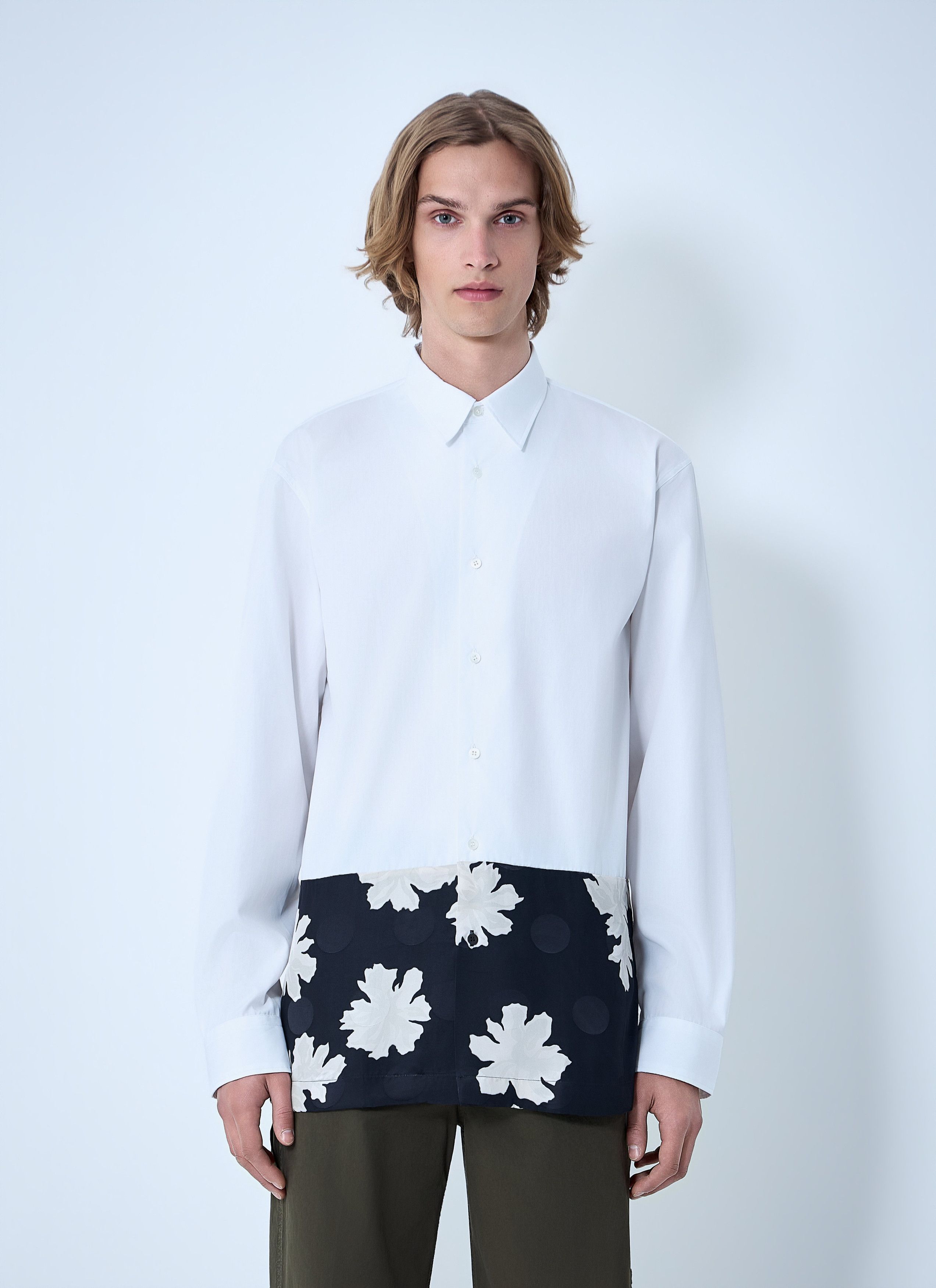 Dries Van Noten Capero Cotton Poplin Shirt Size US S / EU 44-46 / 1 - 1 Thumbnail