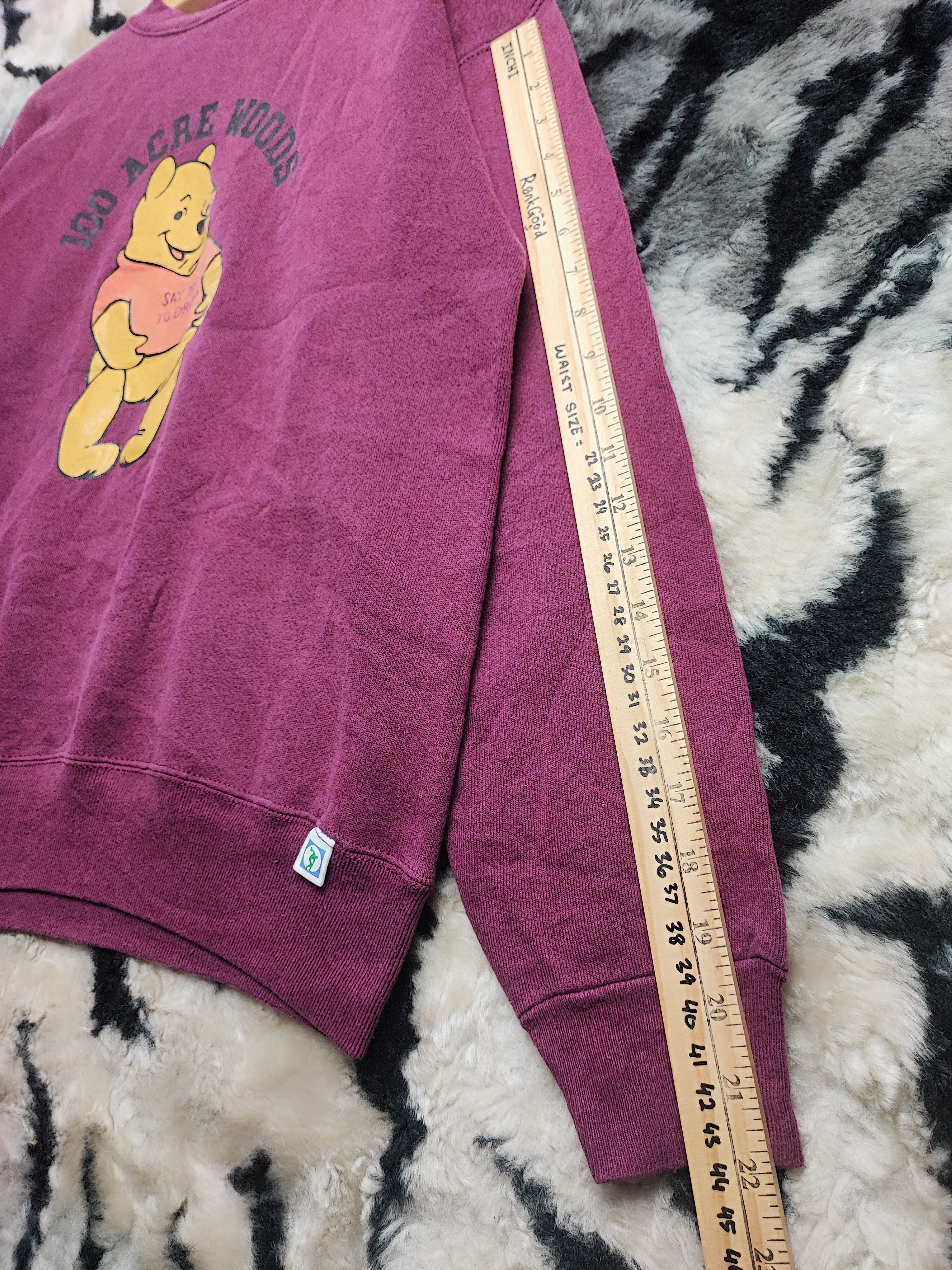 Disney VINTAGE 90S 100ACRE WOODS FDA WINNIE THE POOH NO TO DRUG Size US M / EU 48-50 / 2 - 10 Thumbnail