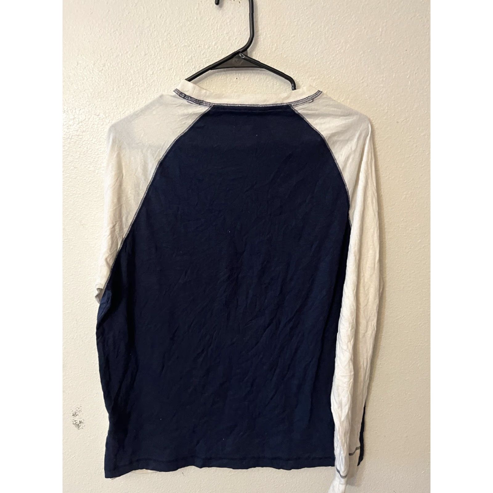 Nautica Nautica Shirt Mens Small Blue Long Sleeve Crew Neck Solid Logo Cotton Casual Size US S / EU 44-46 / 1 - 3 Thumbnail
