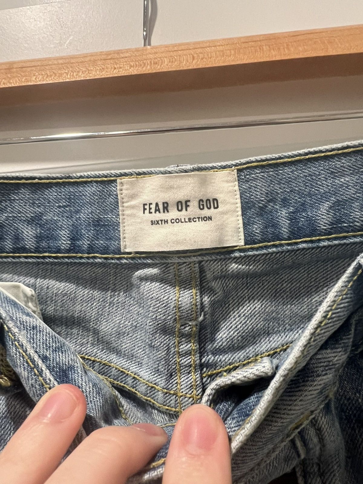 Fear of God Fear Of God Sixth Collection Blue Jeans Size US 31 - 2 Thumbnail